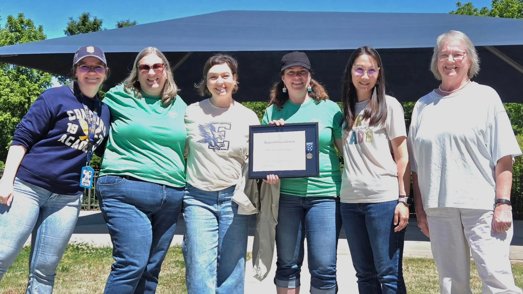 Staff Spotlight: Our incredible Third Grade teachers were honored by the Daughters of the American Revolution for the outstanding history projects completed by their students this year!

We are so proud of the way they inspire our Eagles to learn and