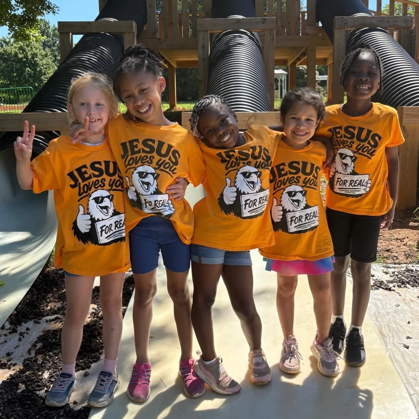 Just case you need a reminder today, Jesus loves you&hellip;for real! 🧡🦅

#concordacademync