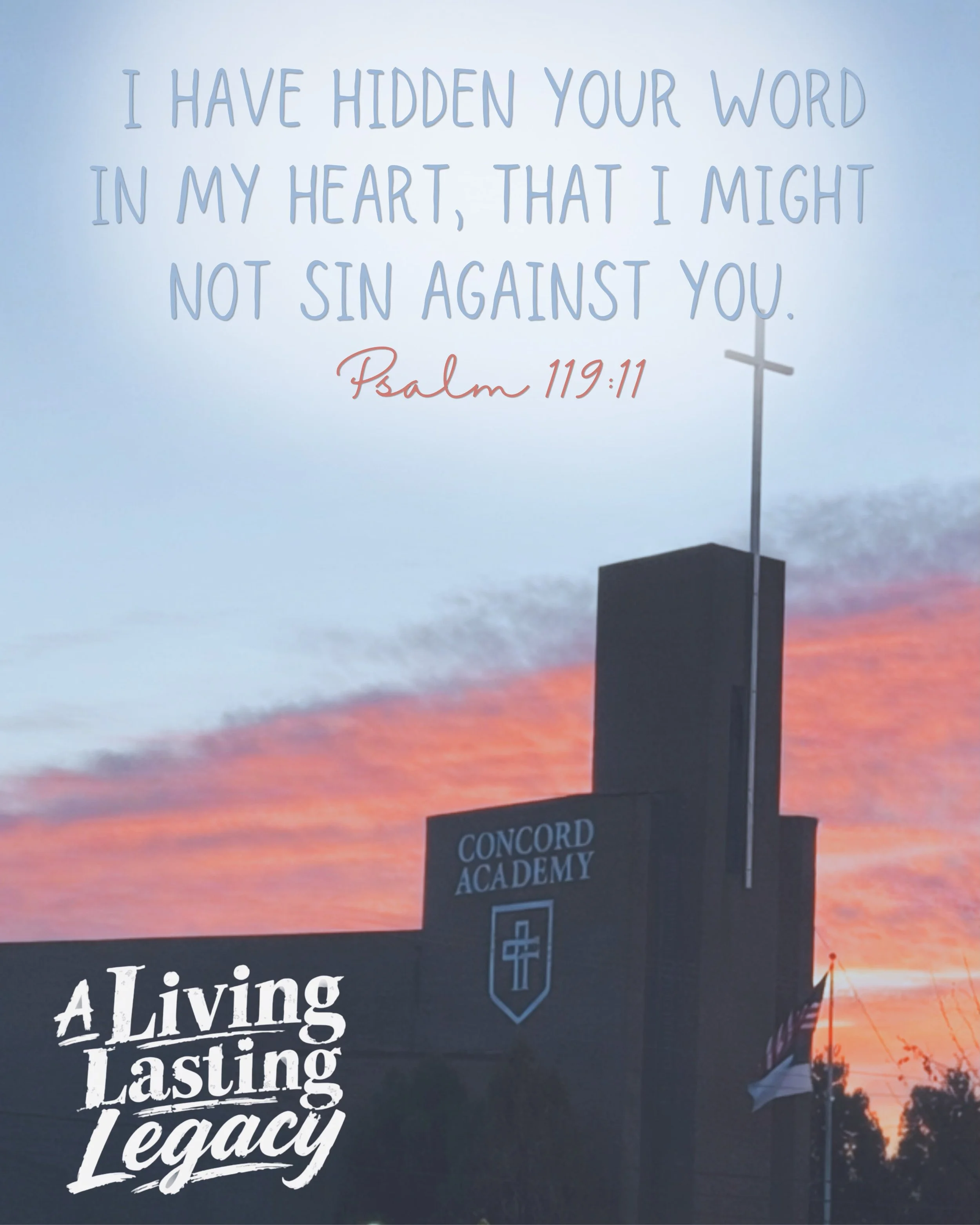 The Word is our foundation. A living, lasting legacy is our testimony. Happy Sunday, Eagle Family! 🦅