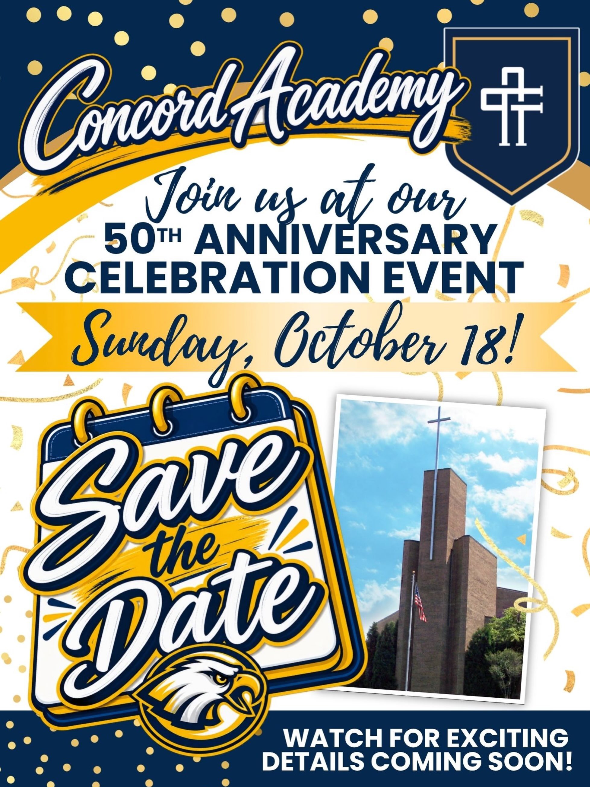 Some moments are worth celebrating together! Please save the date. We want to celebrate with YOU, our Eagle Family! 

#aLivingLastingLegacy