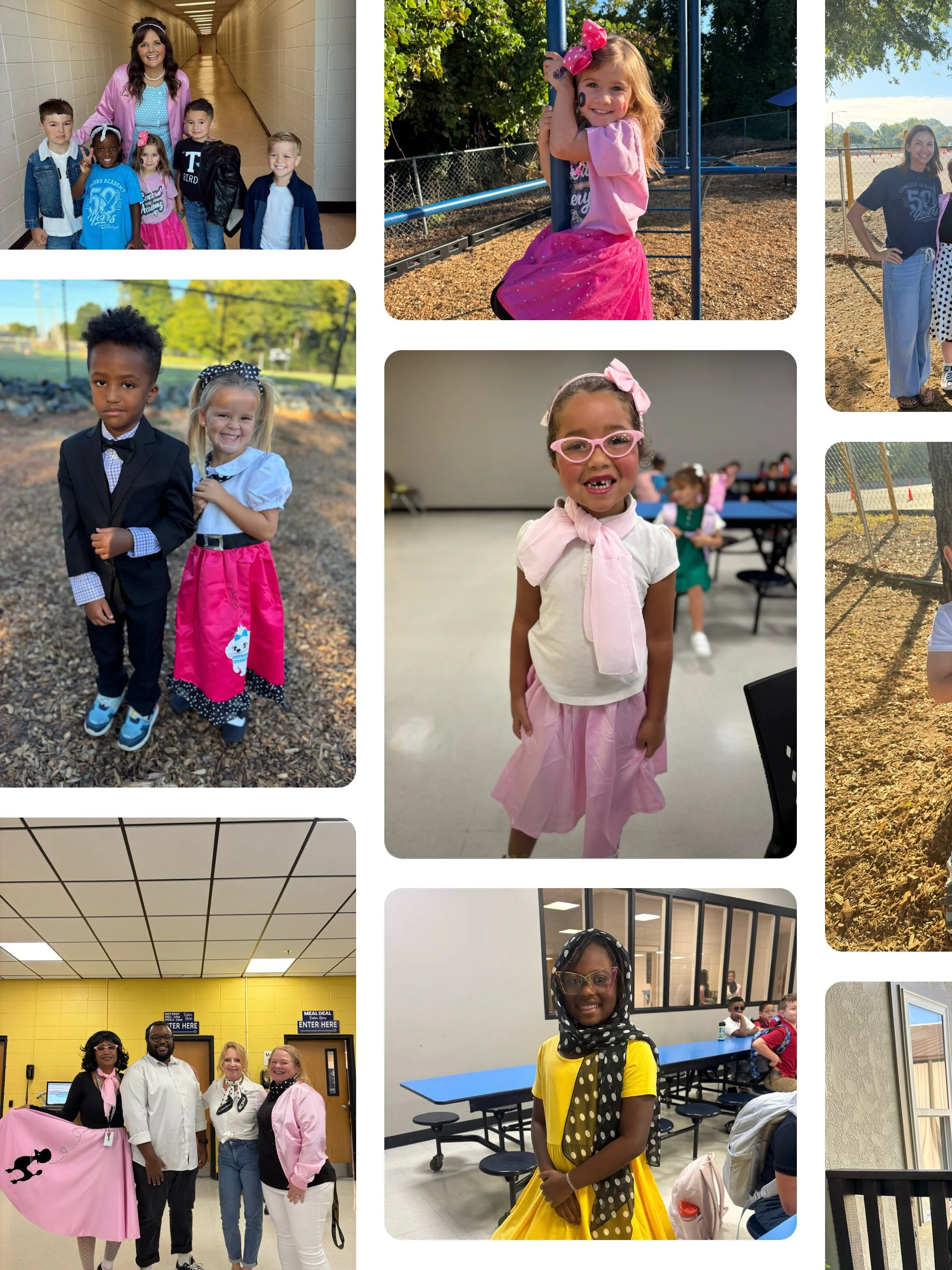 Our students and staff brought the 1950s to life as we celebrated the 50th Day of the School Year together!