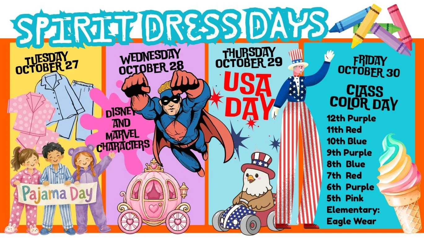 SPIRIT WEEK IS HERE! Eagle spirit and memories in the making! Tag us in your photos @concordacademync!