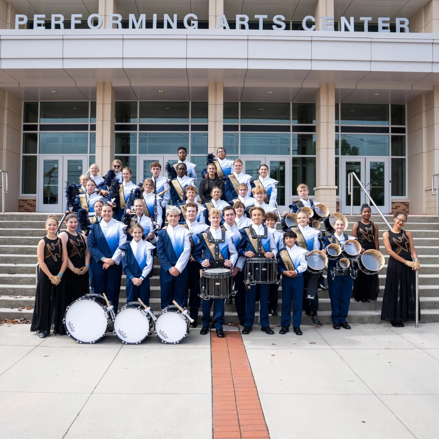 Cheering on our Marching Eagles as they take the field one last time this competition season today at 10:30 a.m. at Cox Mill High School. 🦅🎶