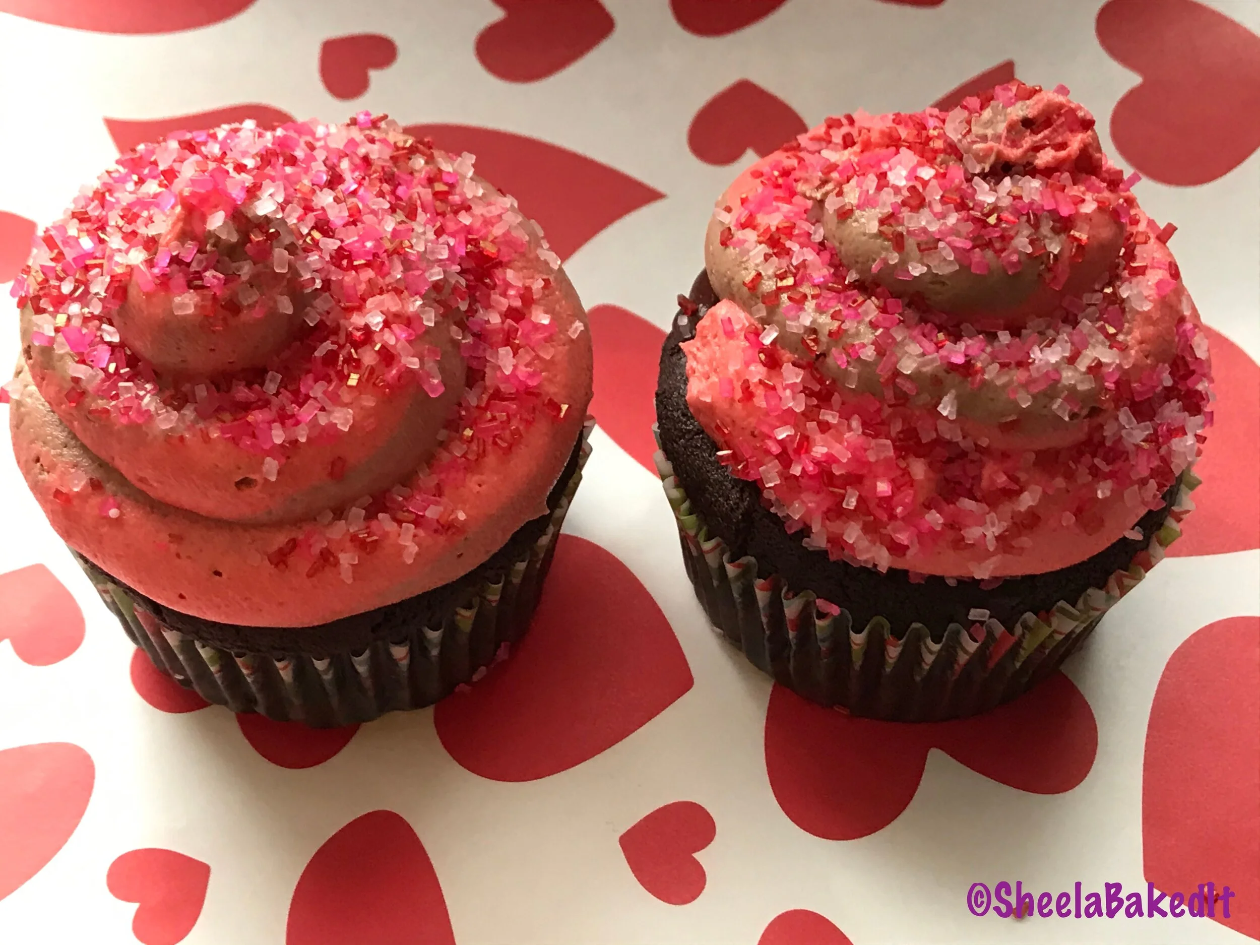 Chocolate fudge with Chocolate chips & Chocolate Buttercream frosting