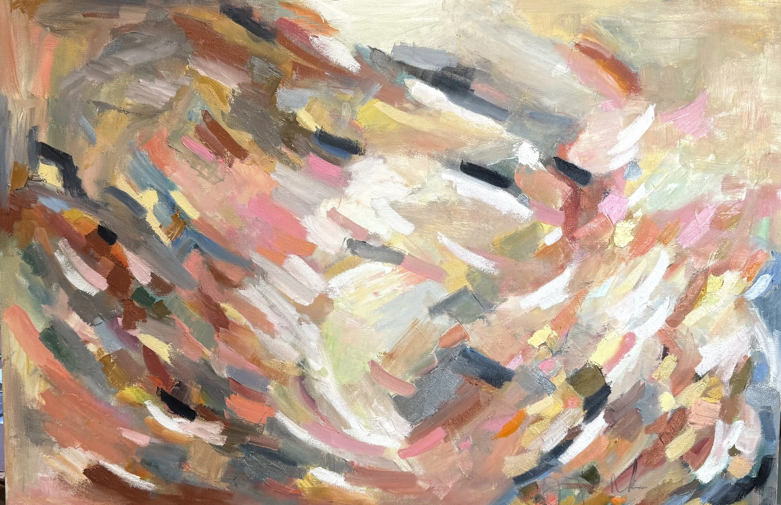 "Birth of the Universe” 24 x 36 inches - Oil on canvas - $350