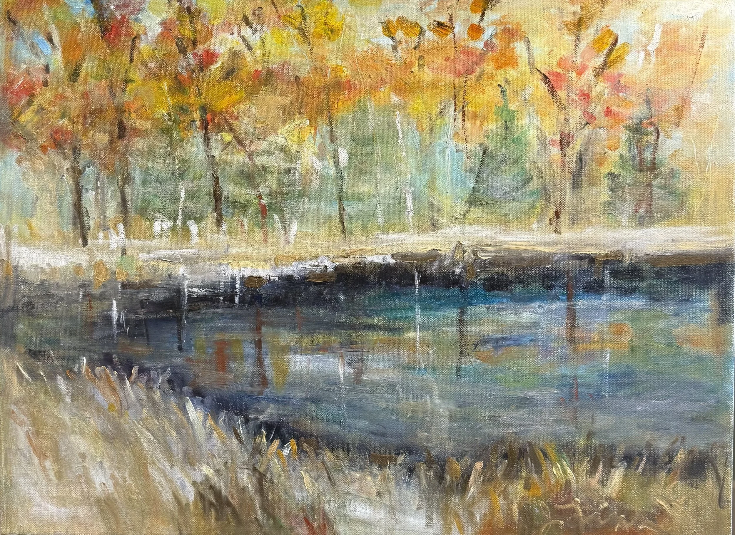 "First Frost” 18 x 24 inches - Oil on canvas 