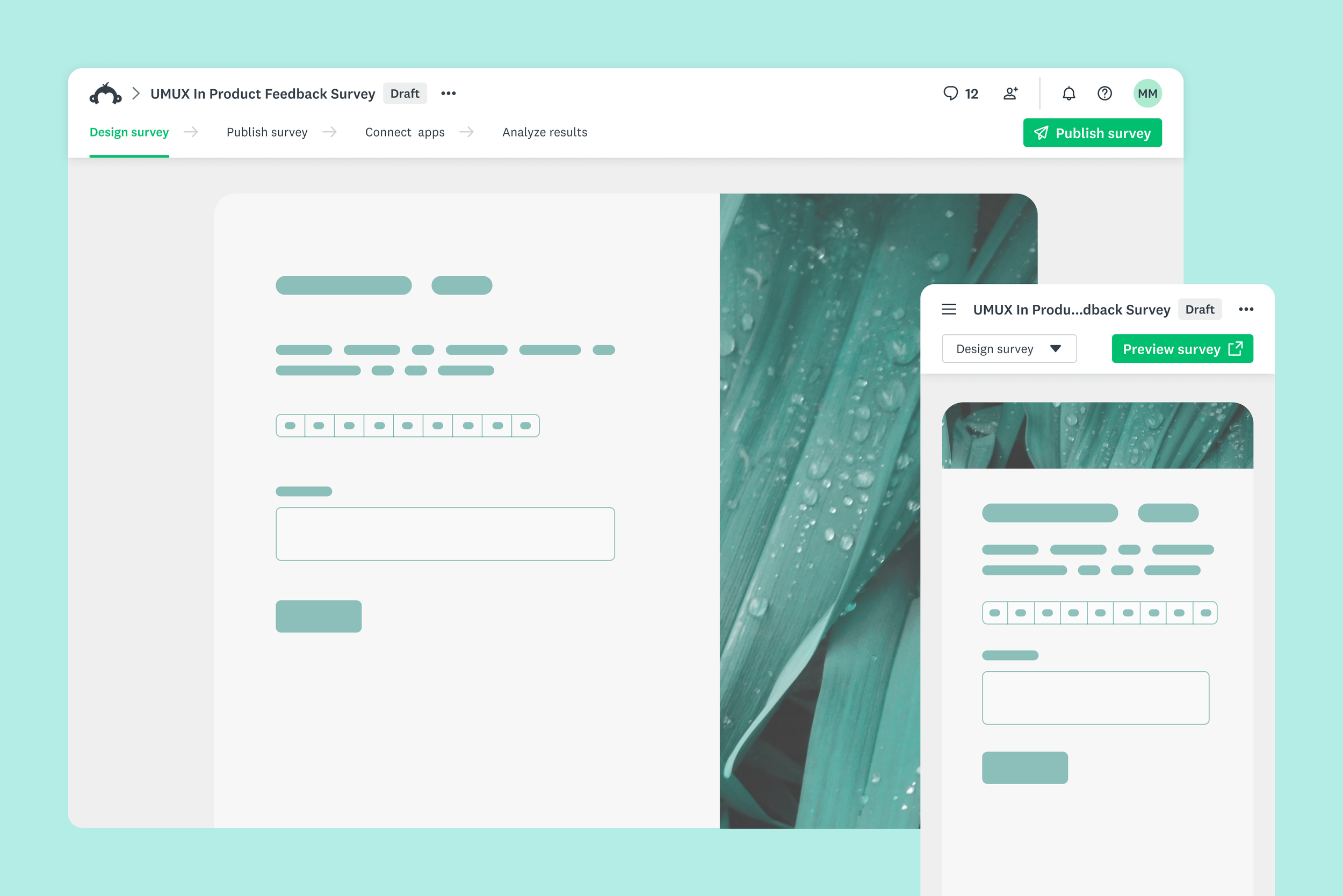 Improved survey navigation