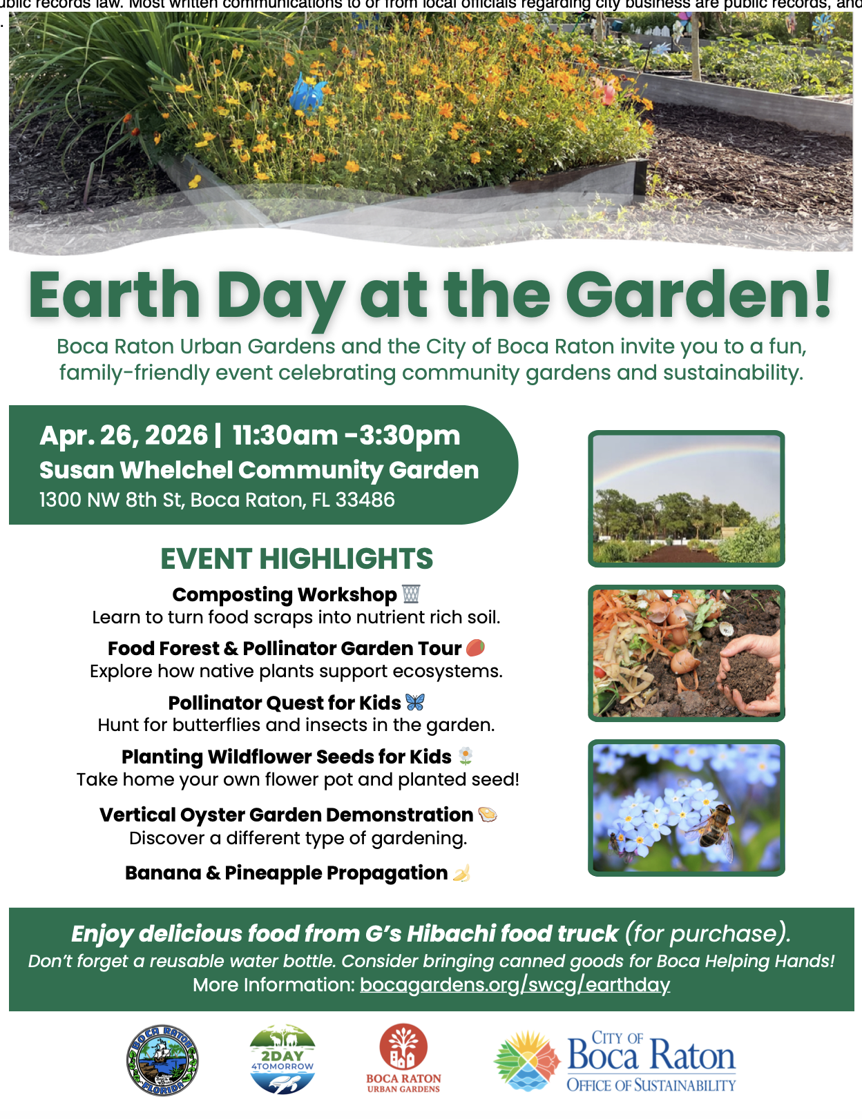 Earth Day in the Garden