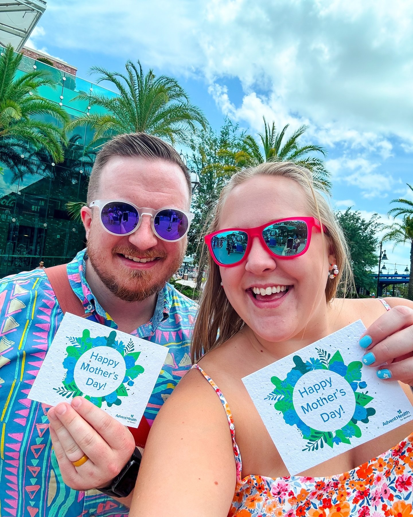 Hitting up Disney Springs before Mother&rsquo;s Day? Fridays, Saturdays, and Sundays you can make your own Mother&rsquo;s Day post card to send to your mom for FREE! You can find this little pop up stand in between the AMC Theatre and Coca Cola Store