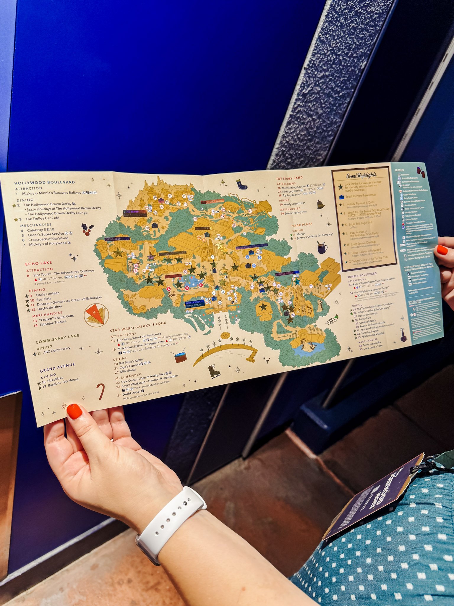 Theme Part Guide Map Ultimate Guide to Jollywood Nights at Disney’s HolLywood Studios ...