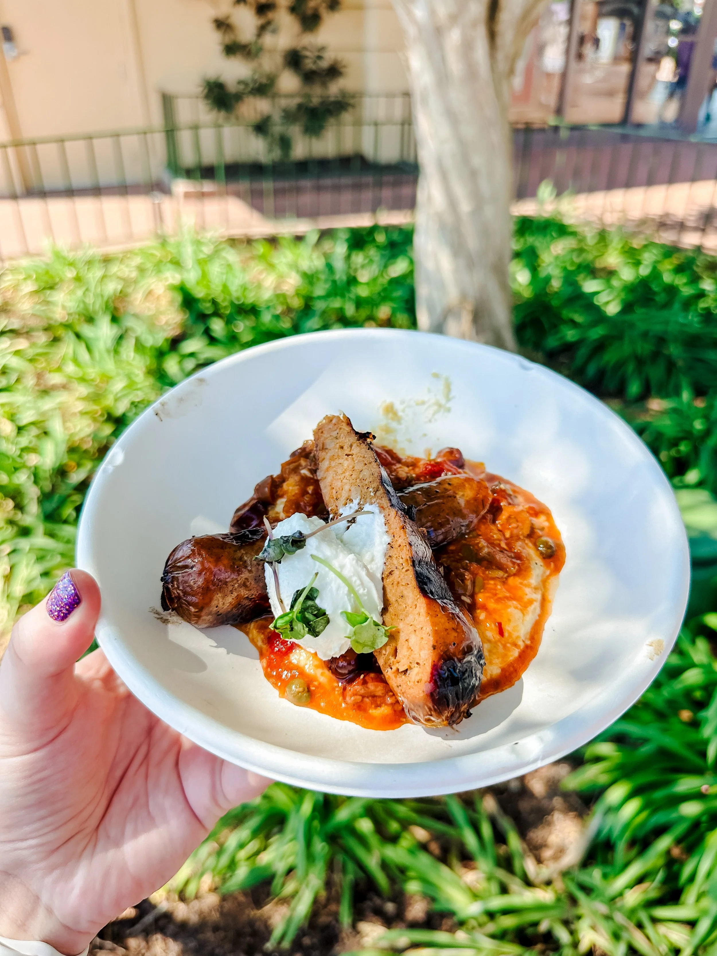 Food & Wine Festival 2023 Impossible Sausage.JPG