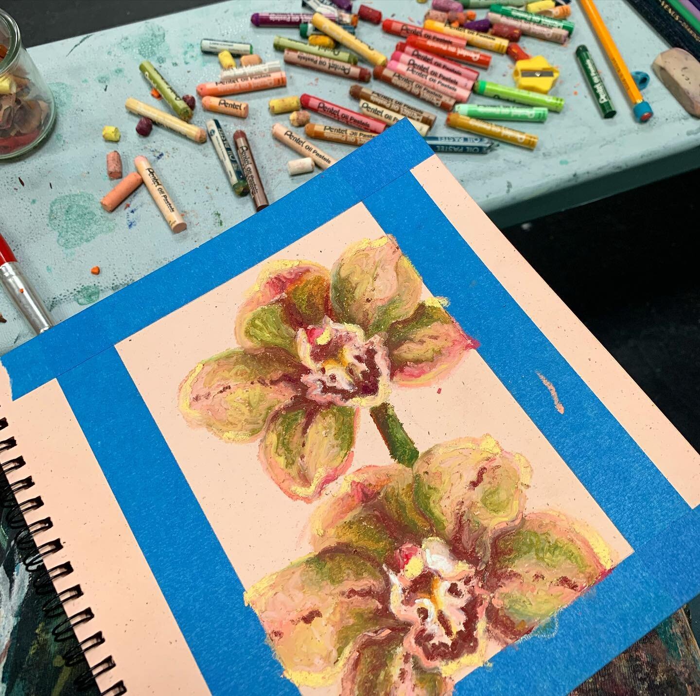 Lately 🌷🦋💫
Play is the window to discovery in the studio. And my latest playmates are oil pastels. I&rsquo;ve always been very inspired by nature and it&rsquo;s cycles, what better time to revel upon the sophisticated and untamed complexities of t