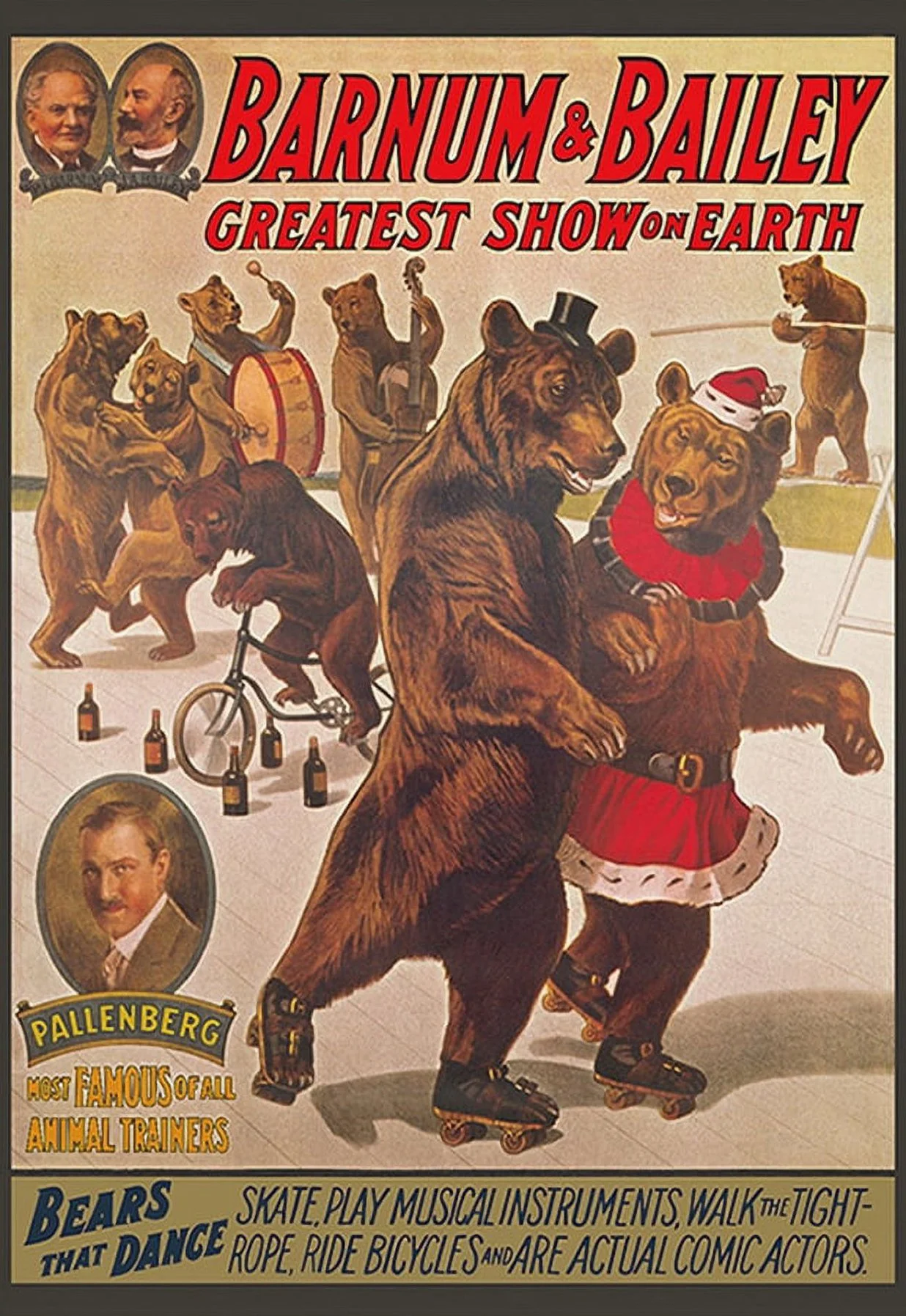 Strowbridge Lithography Advertisement for the Barnum and Bailey Circus
