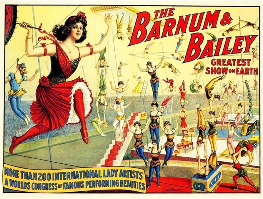 Strowbridge Lithography Advertisement for the Barnum and Bailey Circus