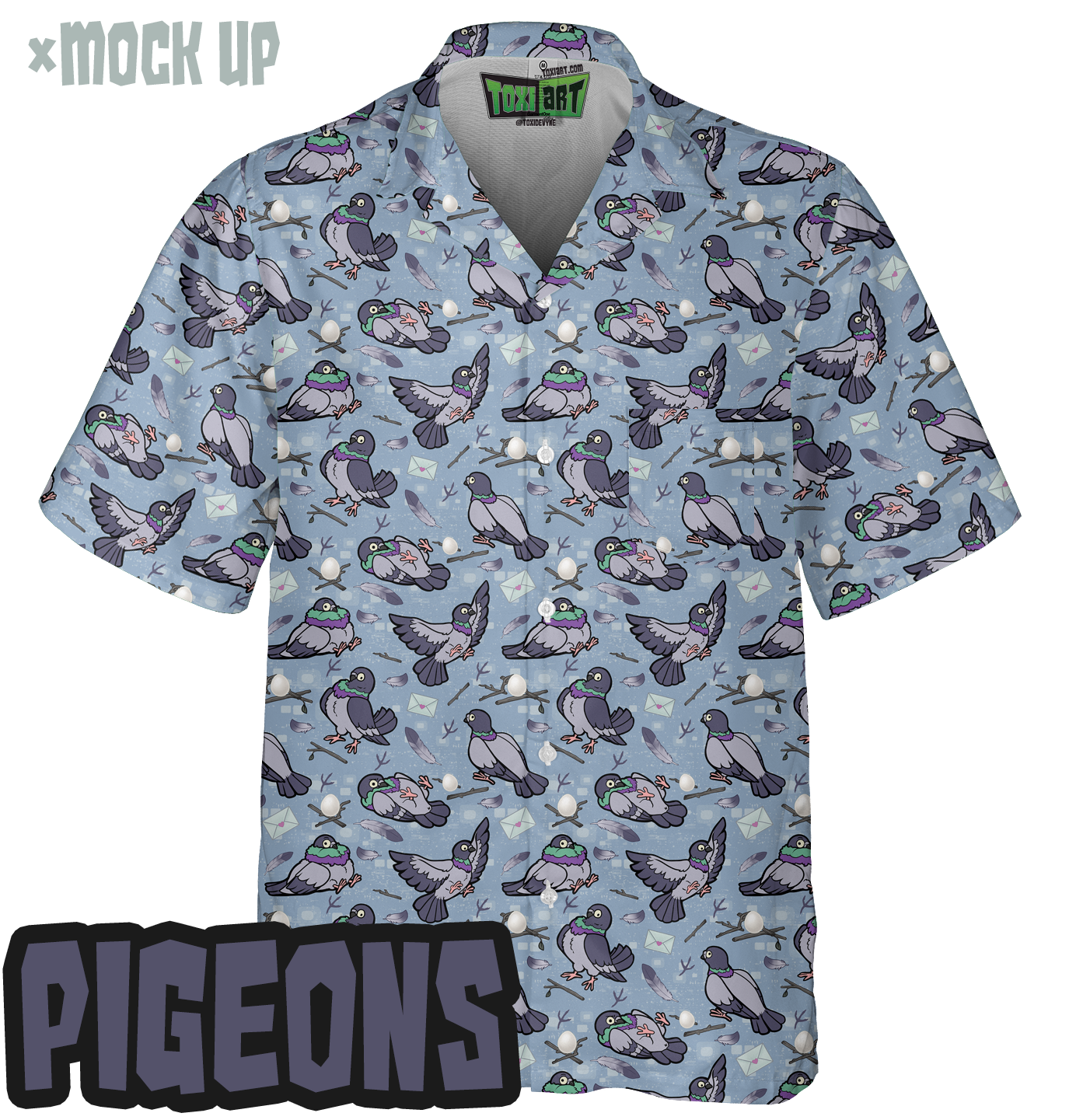 *Preorder! Pigeon Hawaiian Shirt