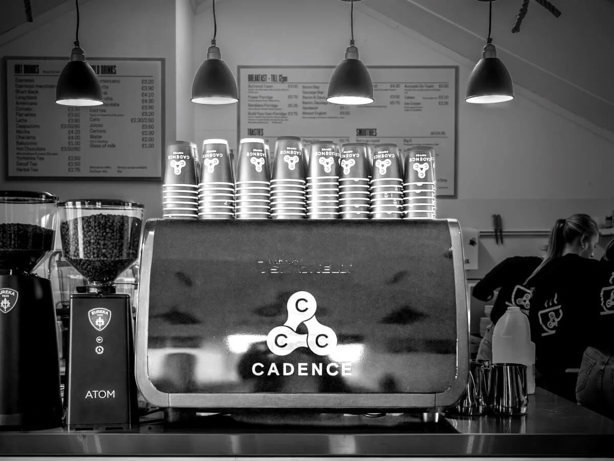 The coffee machine at Cadence Partridge Green 