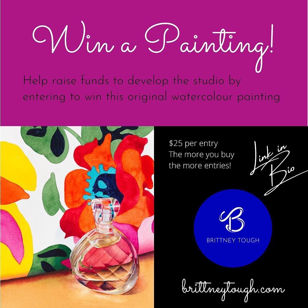 Draw is Aug 1! 

Last chance to enter to win this original Watercolour.