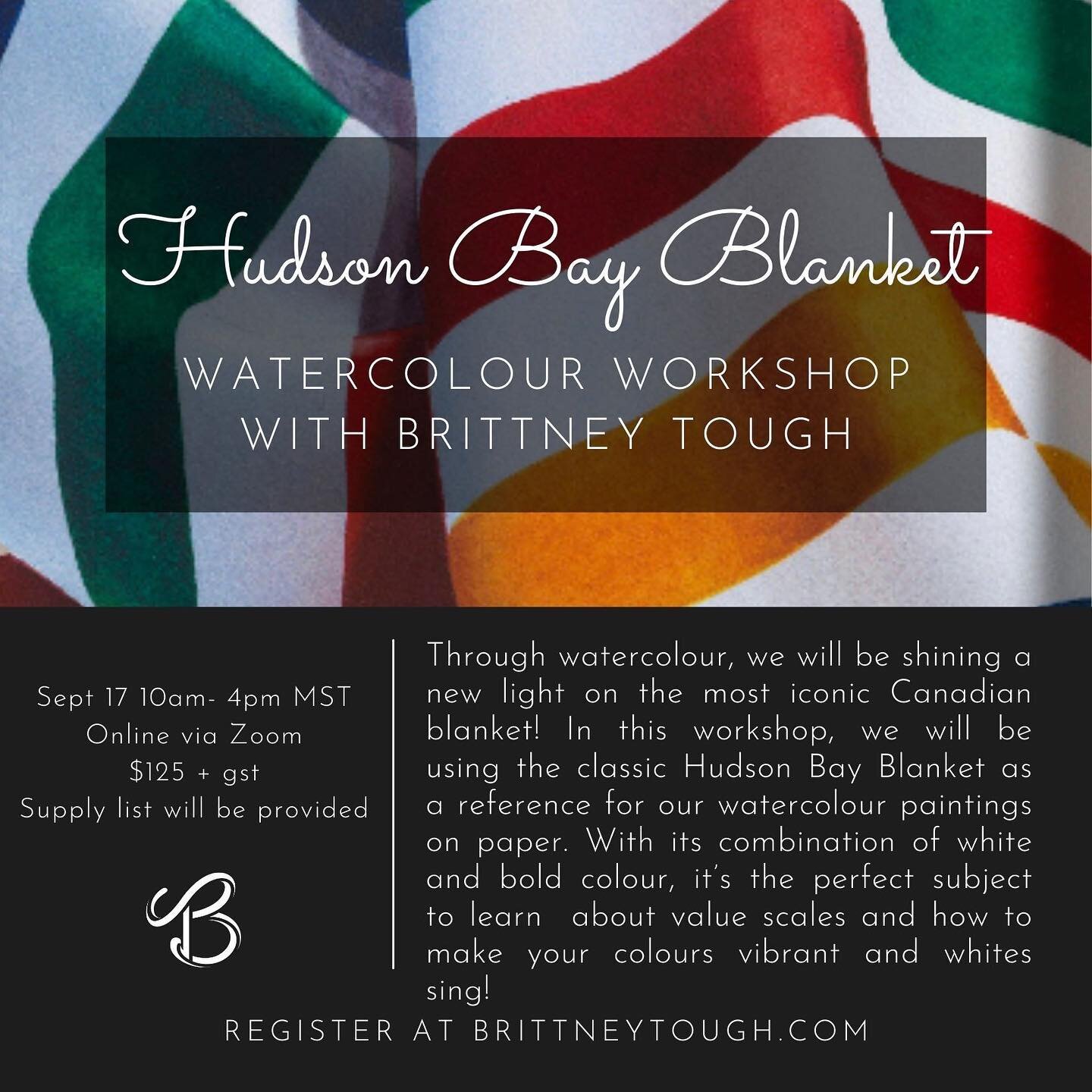 Join me in a few weeks!

#womeninwatercolor #womeninwatercolor2022 #watercolorsketching #hudsonbay #learntopaint #watercoloursketching #watercolorpaper #watercolorpaint #watercolorpainting