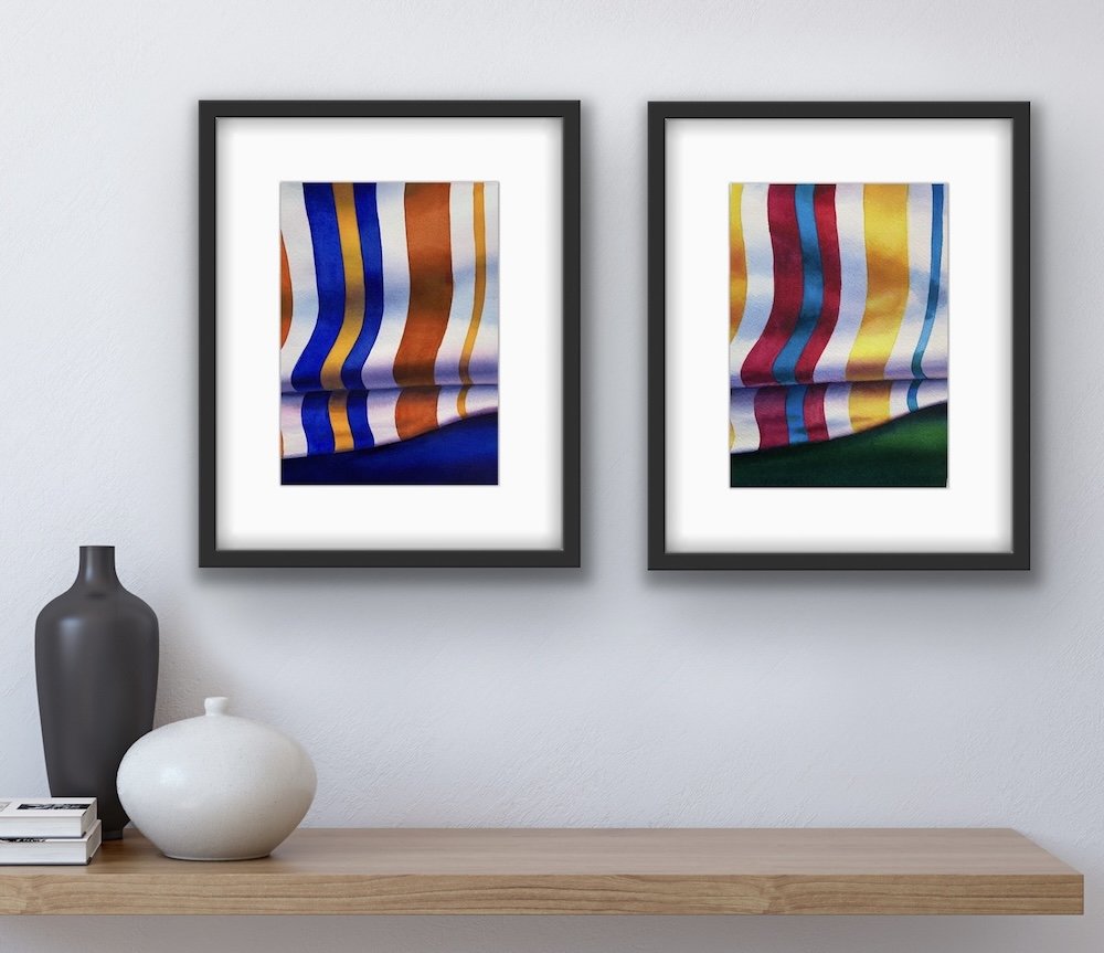 Brittney Tough Watercolour Stripes in Situ.JPG