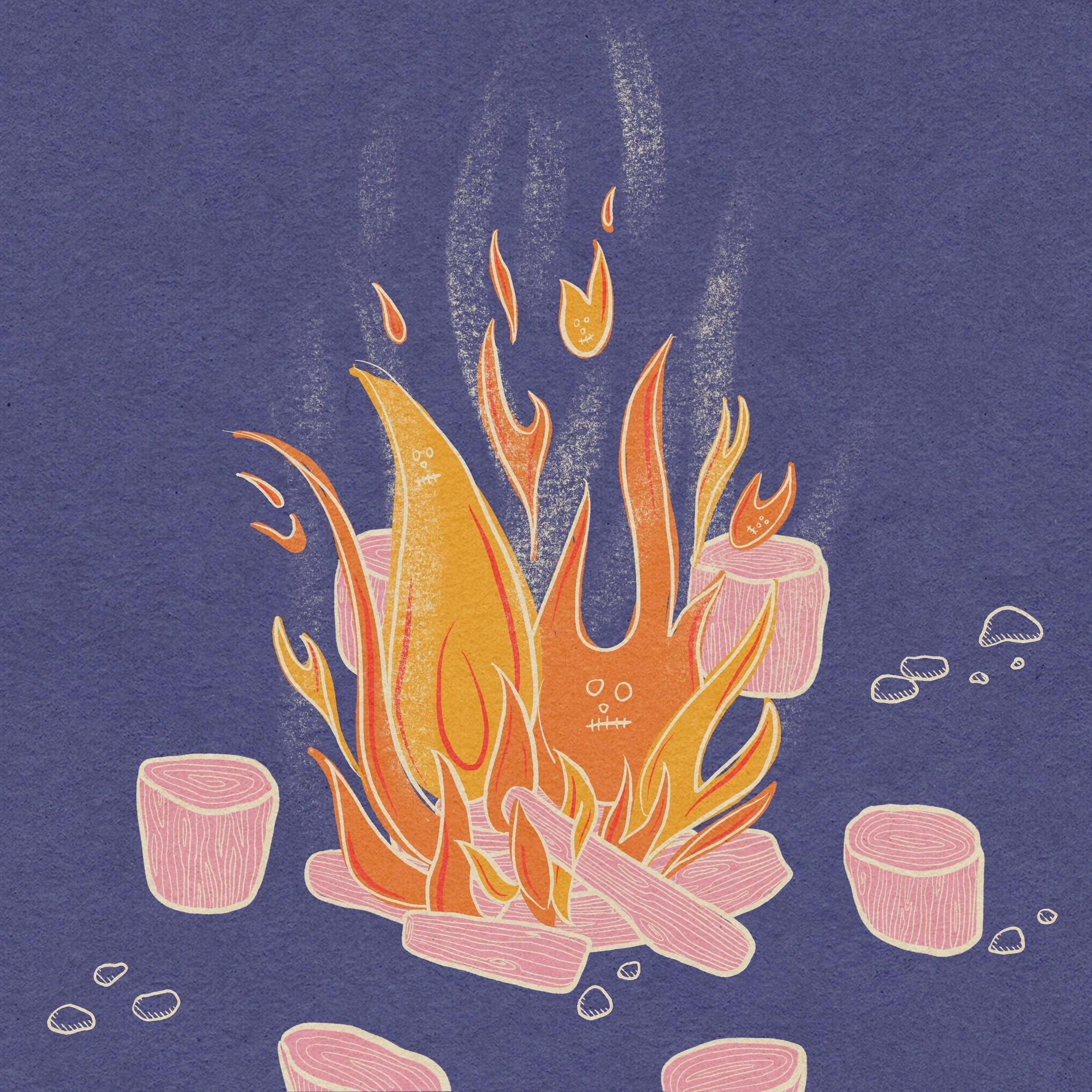 Campfire with Spirits