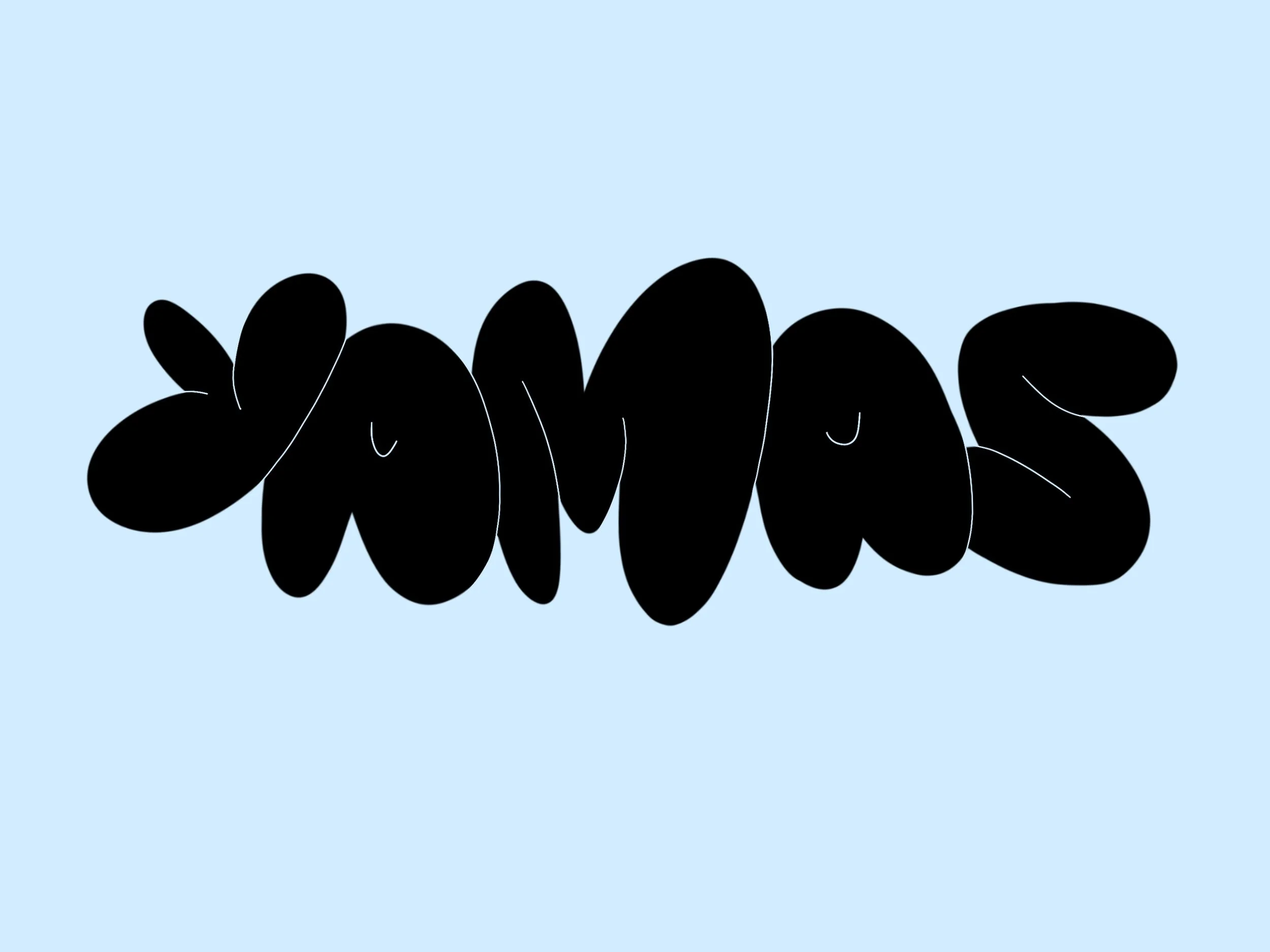 8 Limbs of Yoga Hand-drawn Typeface: Yamas