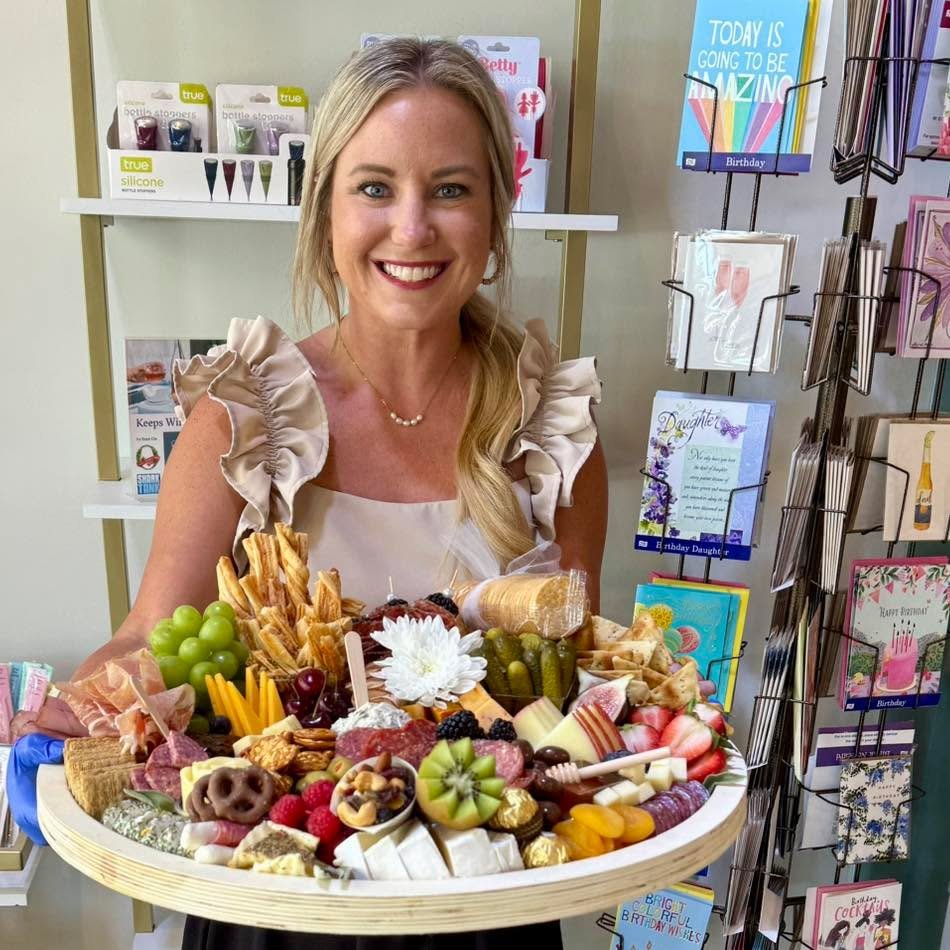 What a FUN FRIDAY!! Filled with baby showers, parties, lunches, and so much more✨ 

We would love to offer a DISCOUNT IN STORE TOMORROW!!! 10% OFF ANY GRAB &amp; GO WITH THE PURCHASE OF A RETAIL ITEM 🙌🏻🍇🥨🧀 

Shop with us and place your 4th of Ju