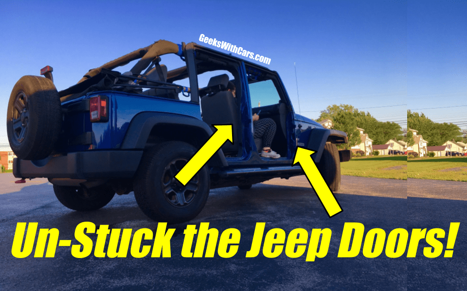 Jeep Wrangler Unlimited Doors are Stuck and Seized! (FIXED) —  