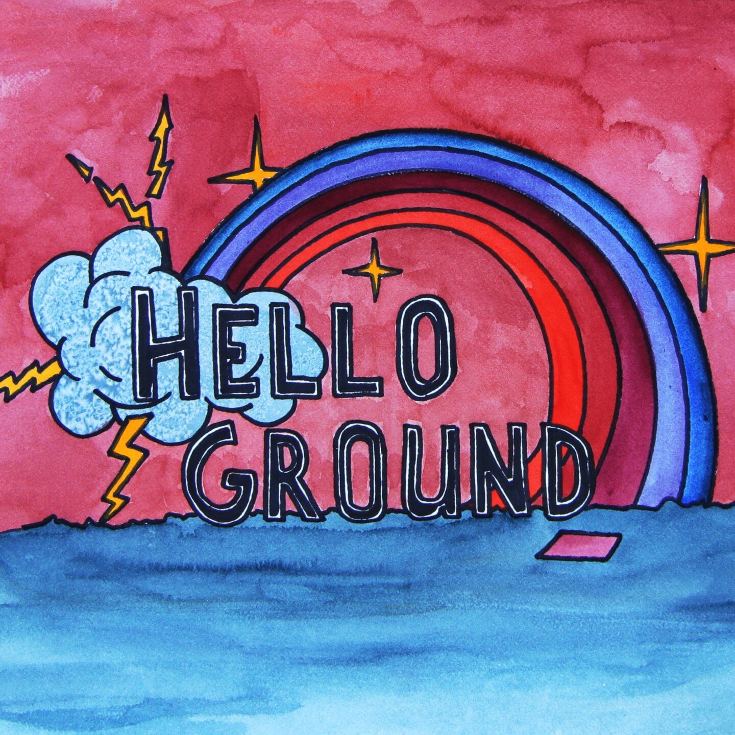 An old painting courtesy of our art person, Chris Dailey. Of course we have a new song, video and more coming on Friday.

#newmusic #newsong #originalart #chrisdailey #Helloground #slowdown #indierock #indiepopmusic