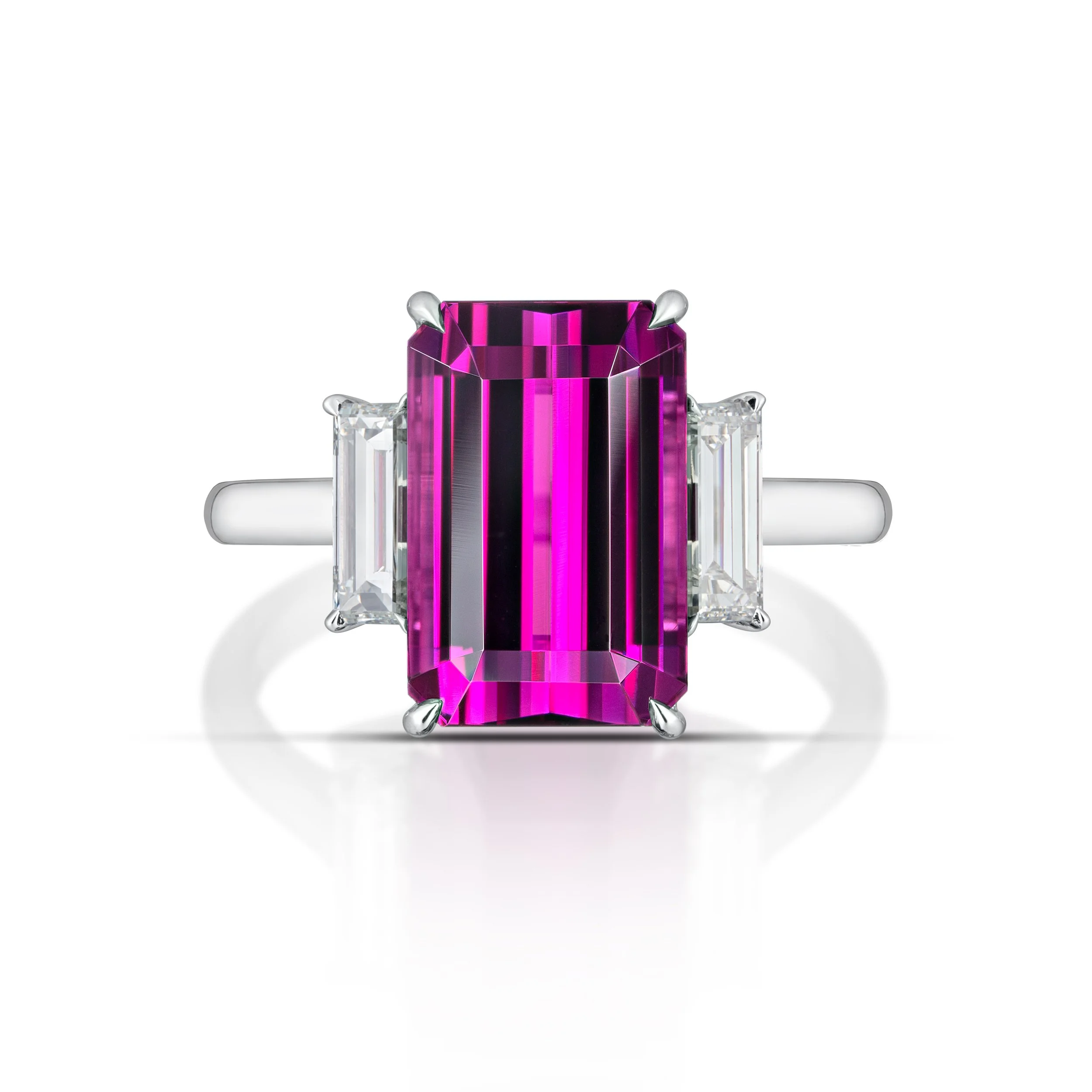 5.41 carat Royal Purple Garnet ring down