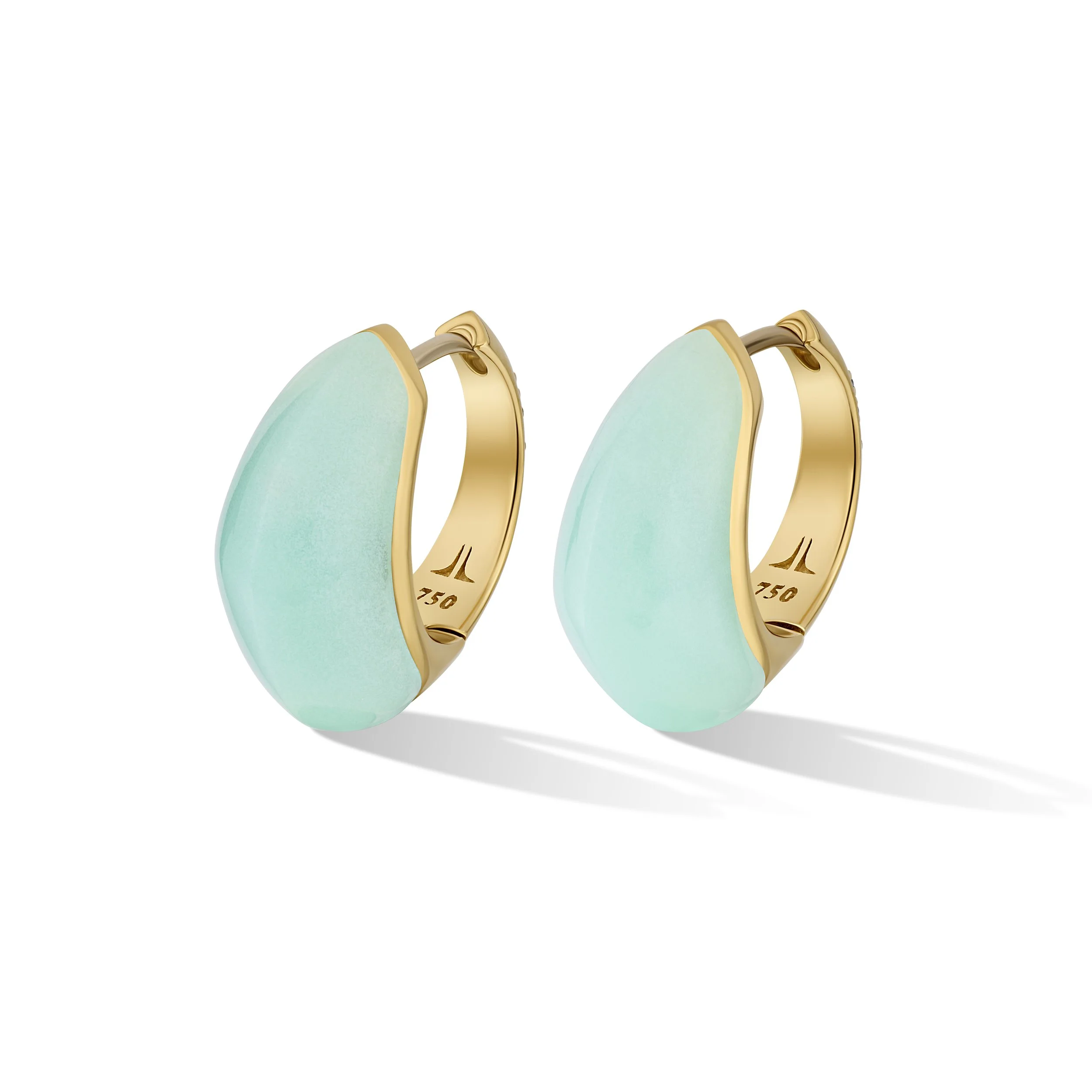 Chrysophrase Bolla Earrings