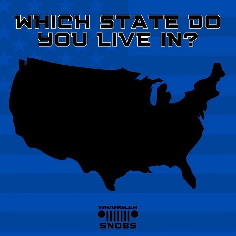 What state do you live in?? We haven&rsquo;t done this in a while! Let us know where you&rsquo;re from. 🇺🇸✌️😜 we&rsquo;ll start: Alabama!
.
.
.
.
.

#jeepadventures #itsajeepthing #createyourowntrail #wranglersnobs #jeeper #jeeplife #jeeping #jeep