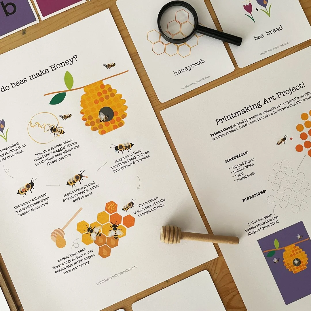 Honey bees — Wildflowers