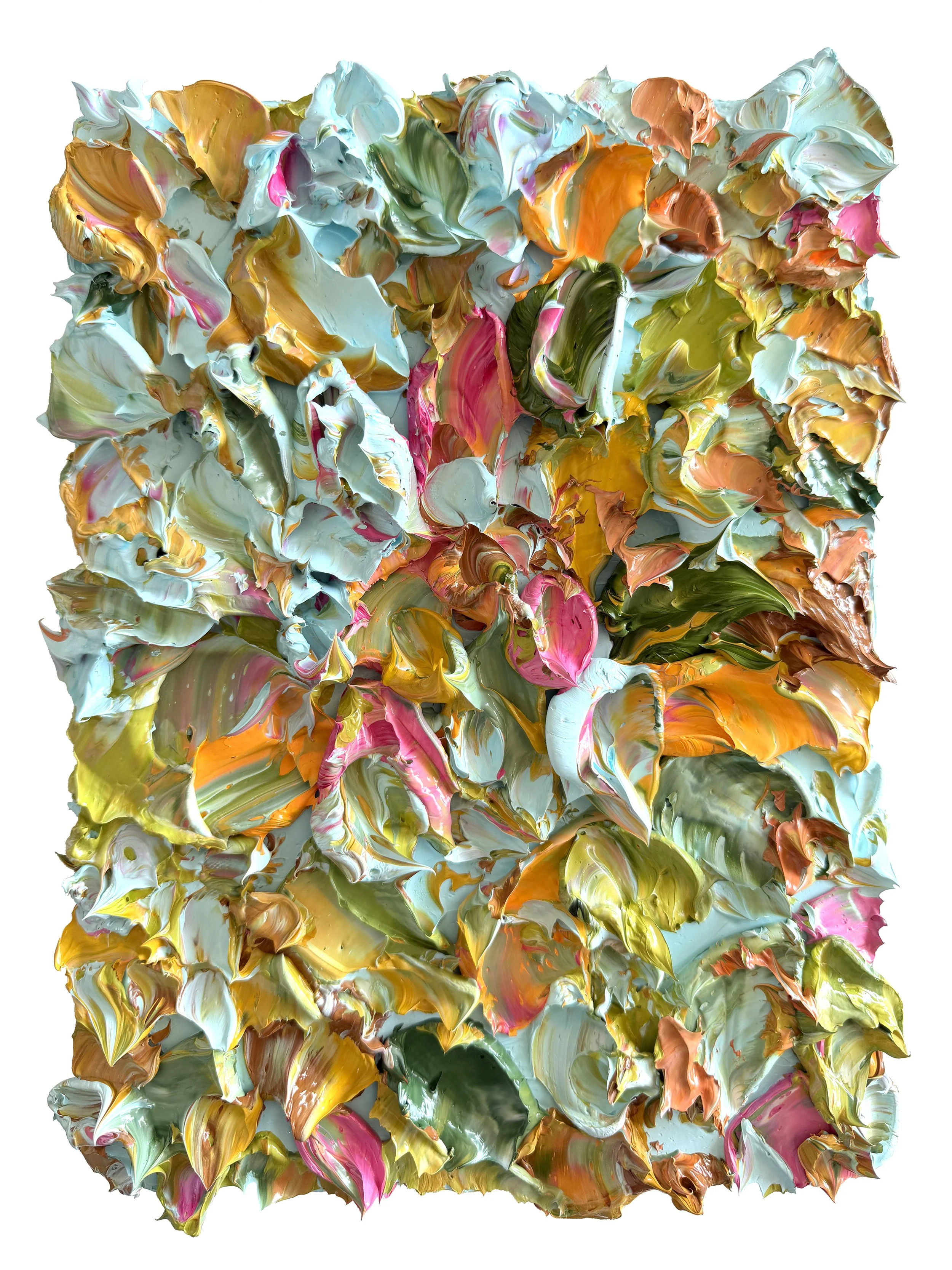 Floret - Oil on Canvas - 2026 - 30 x 21 x 4cm - R9000 - Available via Studio50 Gallery