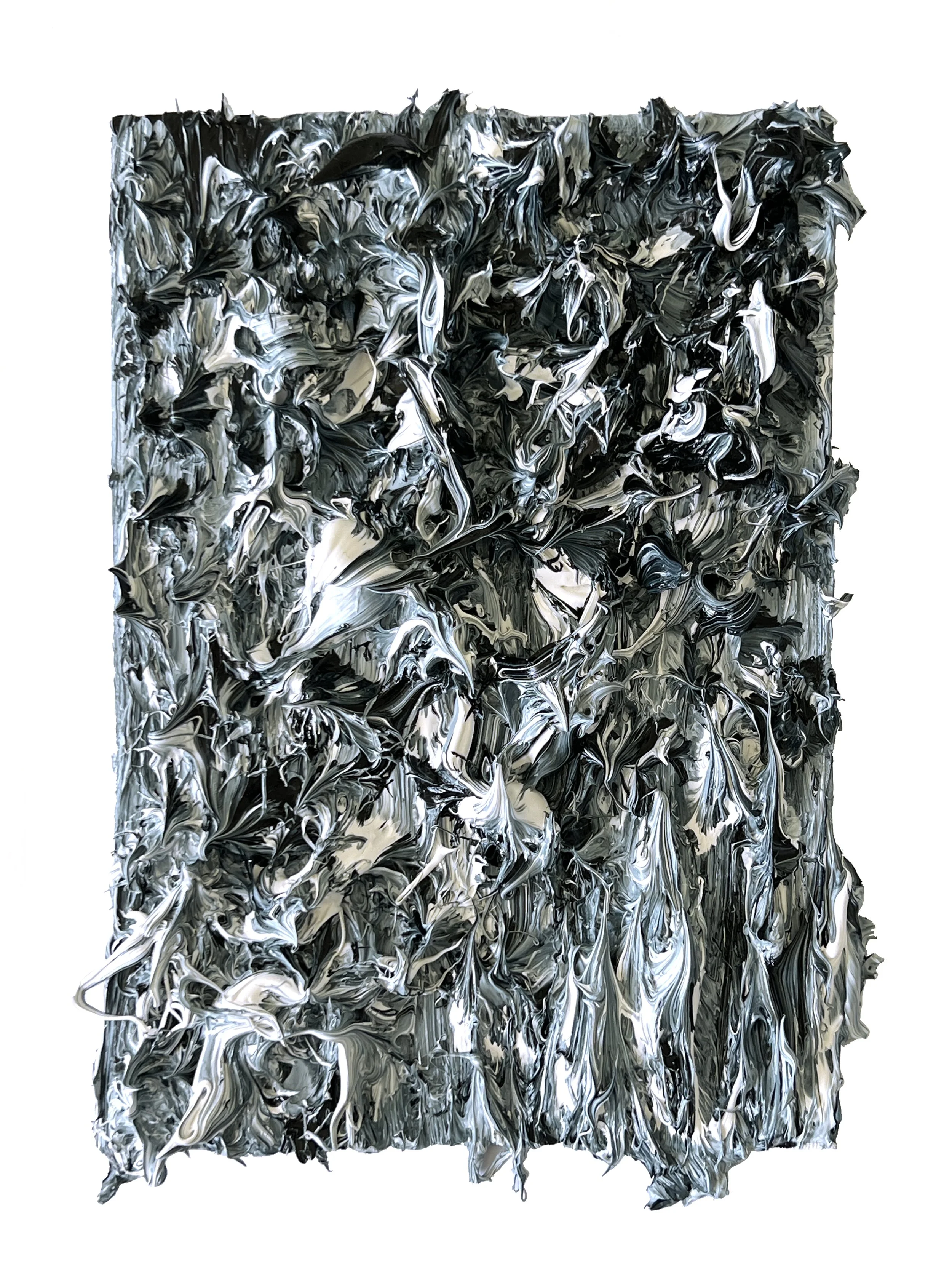 Mini Abstract Monochrome 1 - 21 x 15 x 1cm - R3200