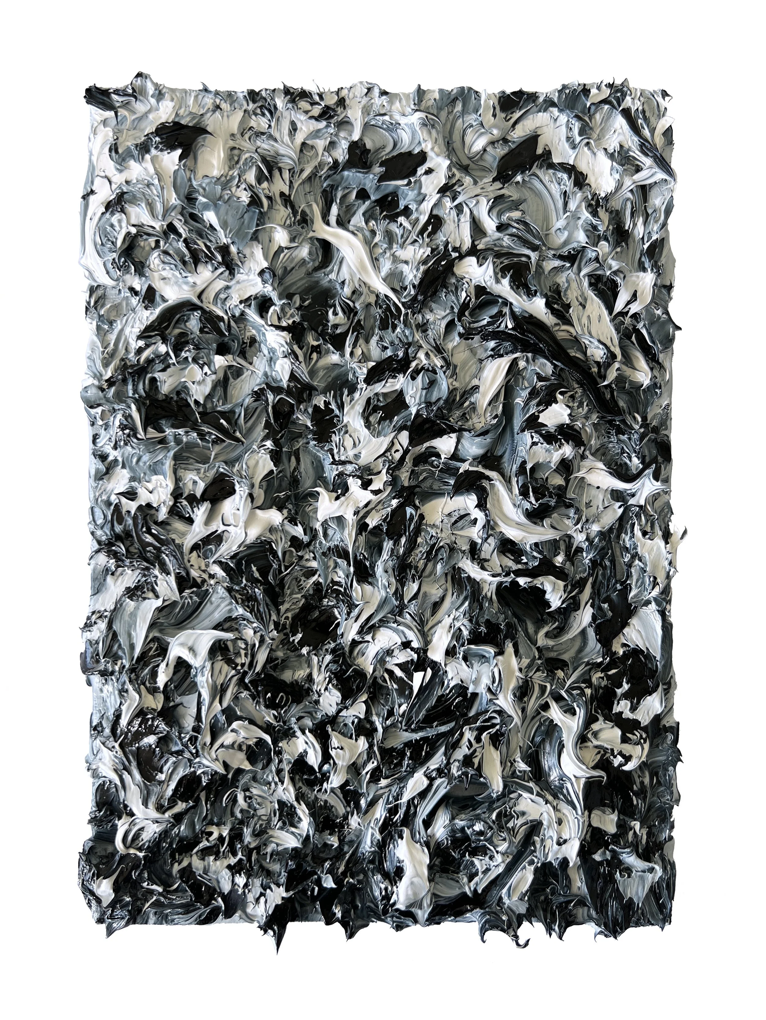 Mini Abstract Monochrome 2 - 21 x 15 x 1cm - R3200