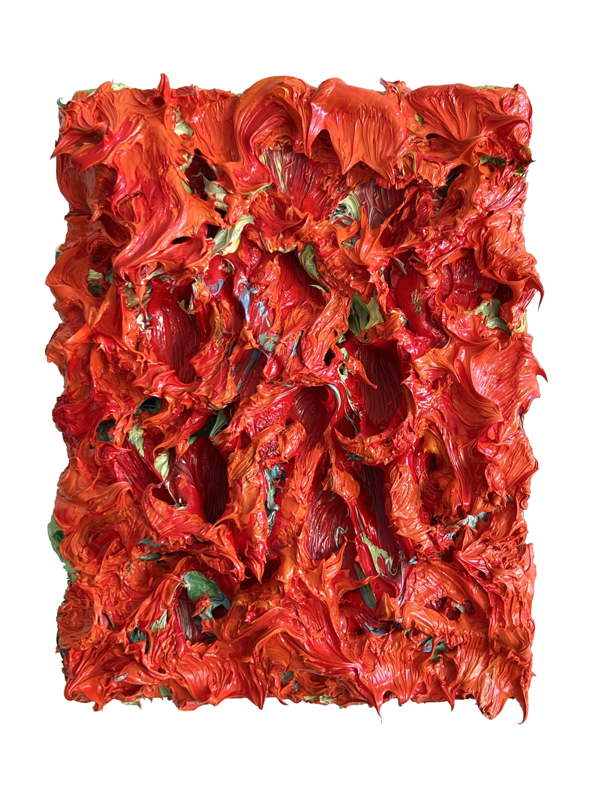 Chromatopography VIII - Oil on Canvas - 2025 - 21 x 15 x 4cm - R5000