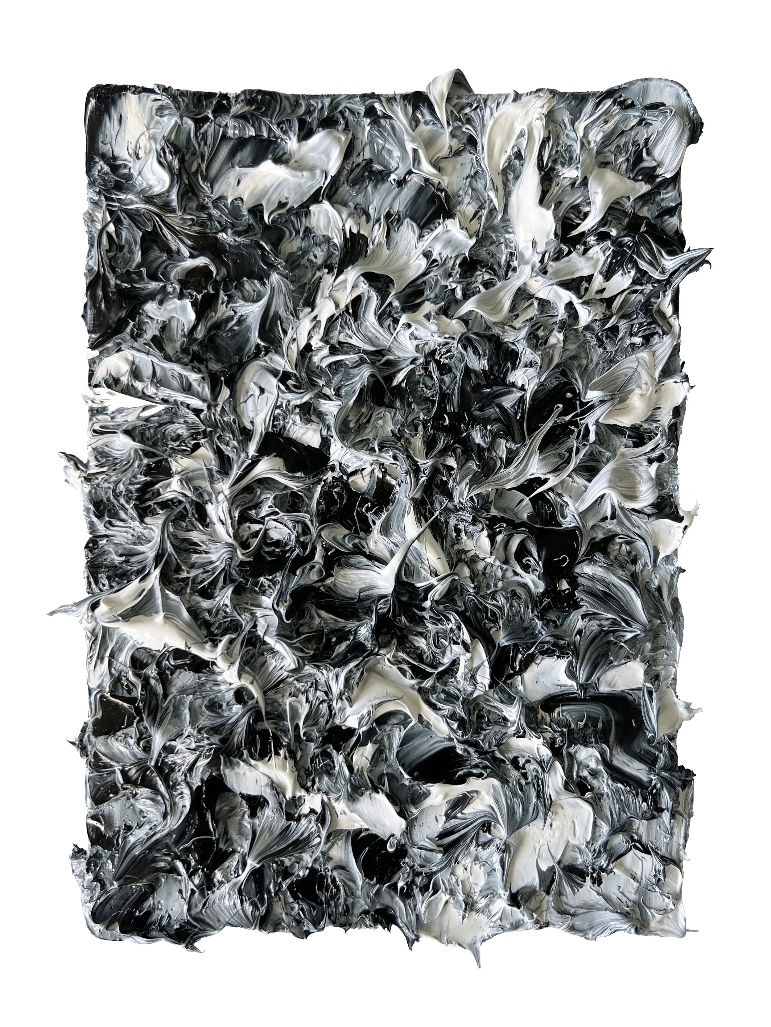 Mini Abstract Monochrome 4 - 21 x 15 x 1cm - R3200