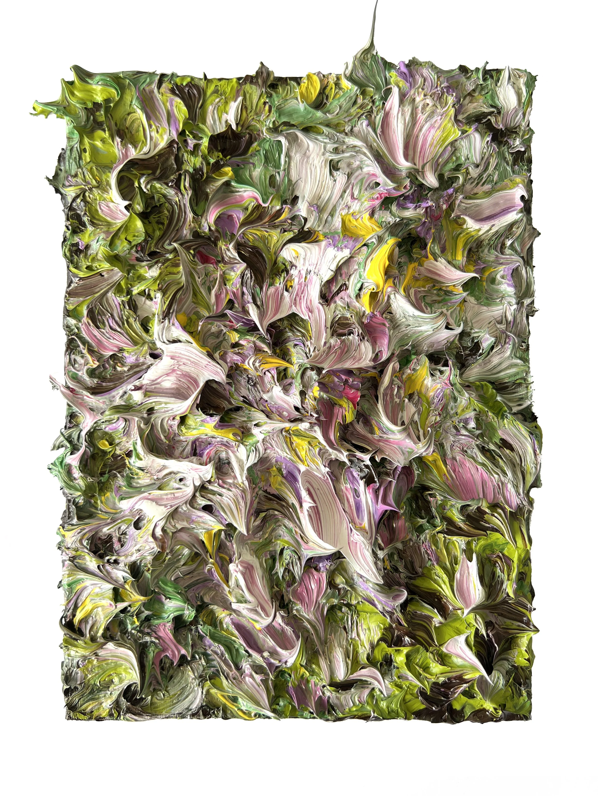 Mini Abstract Floral 3 - 21 x 15 x 1cm - R3200
