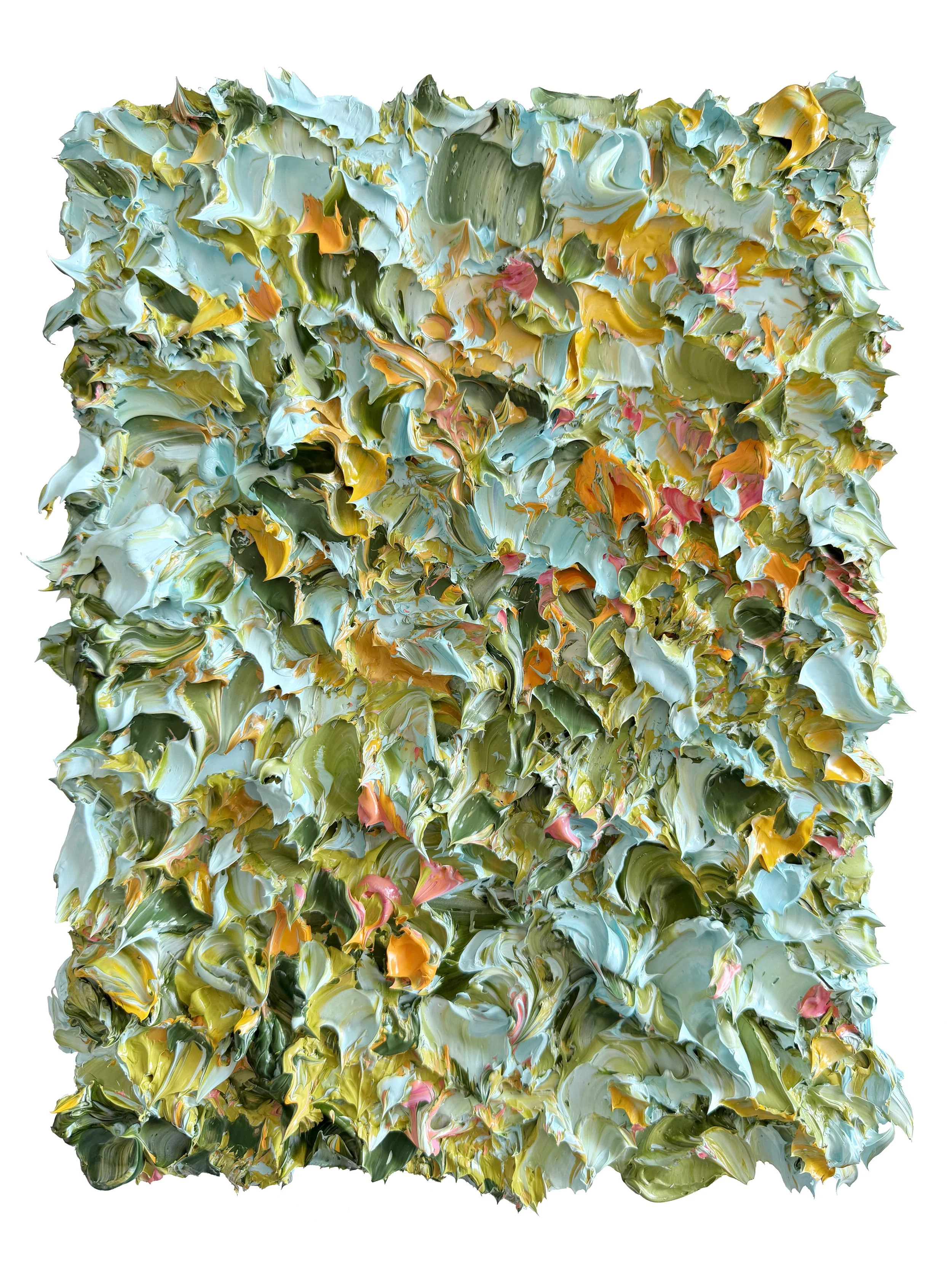 Flourish - Oil on Canvas - 2026 - 30 x 21 x 4cm - R9000 - Available via Studio50 Gallery