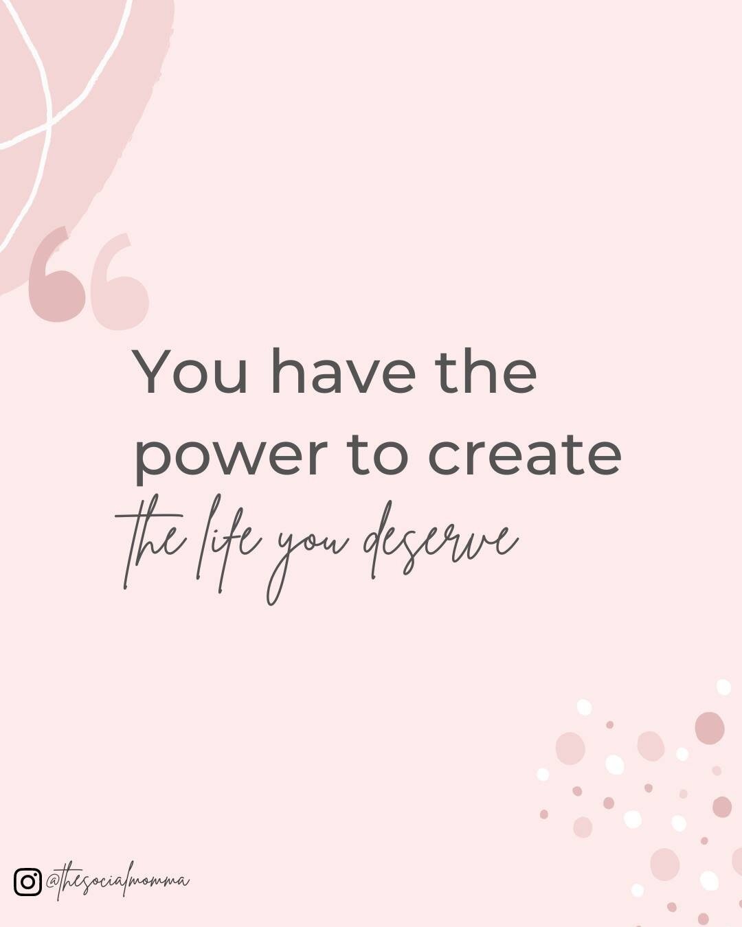 Do you agree with me?

It may seem like things will go against you at times but remember - you are good, you are capable, you can create the life you deserve.

Stop relying on manifesting to just magically make things happen. You have to put in the t