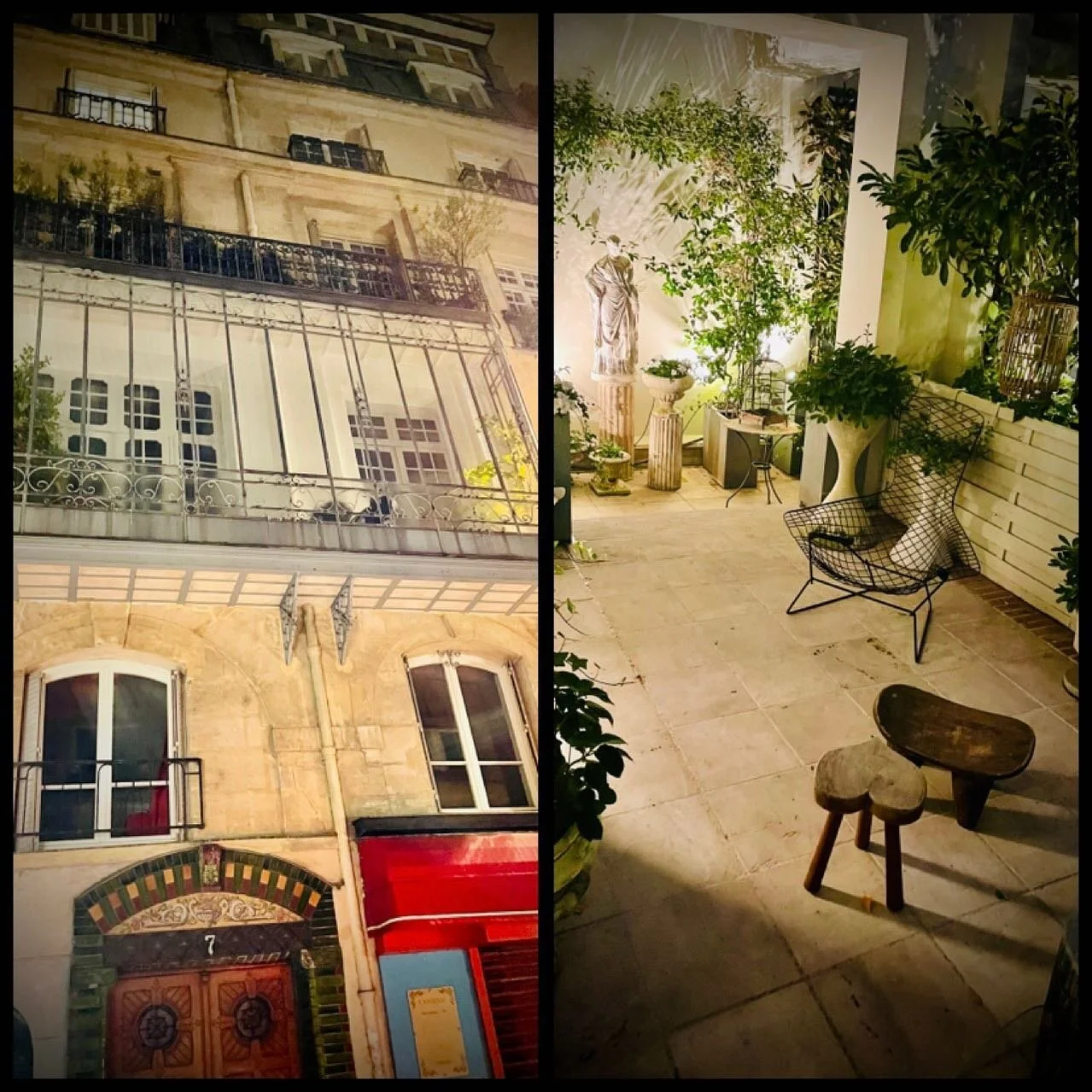 Back to Paris , diners de rentr&eacute;e, lieux particuliers.. ✨  #paris #architecturedinterieur #parisbynight✨ #architecte #design