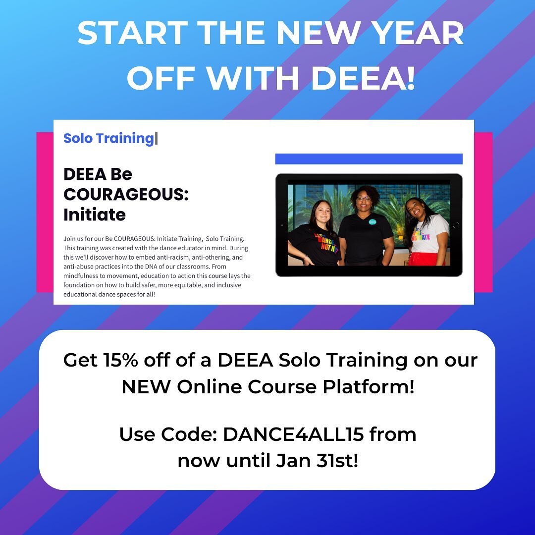 Our team has been hard at work creating an &ldquo;on your own version&rdquo; of our signature DEEA Be COURAGEOUS: Initiate training. This is a solo training that you can take on your own time. Join us in building safer, more equitable, and inclusive 