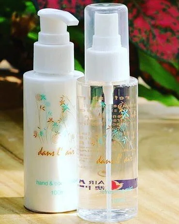 Have a look at Air Macau Business Class selection from dans l&rsquo;air products !
#danslair #body lotion #refreshing #refreshing mist
