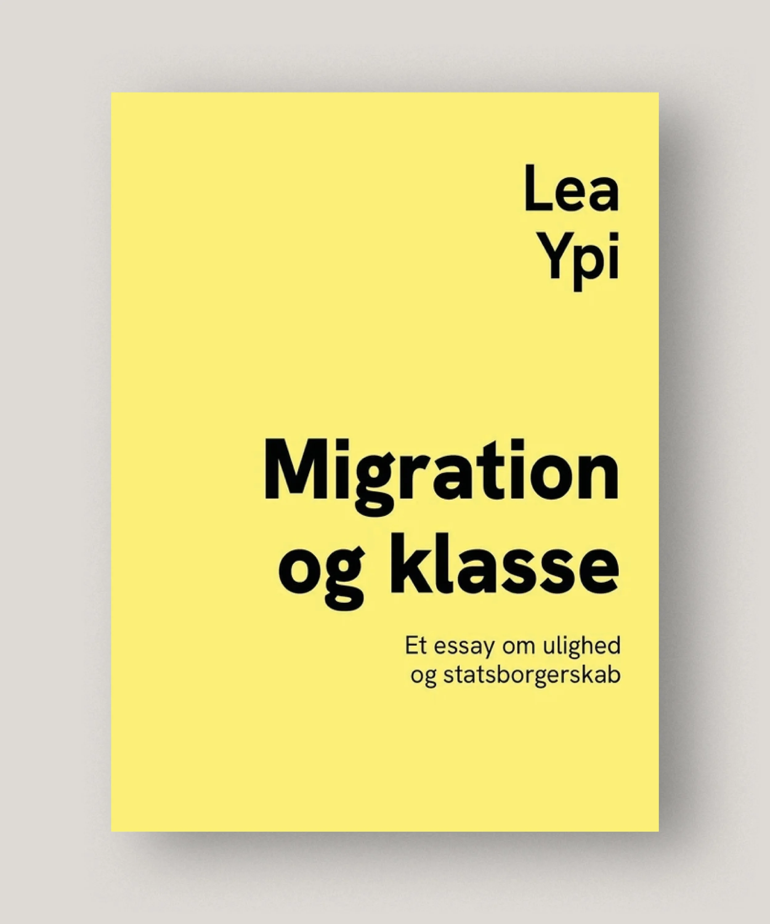 Migration og klasse – Lea Ypi