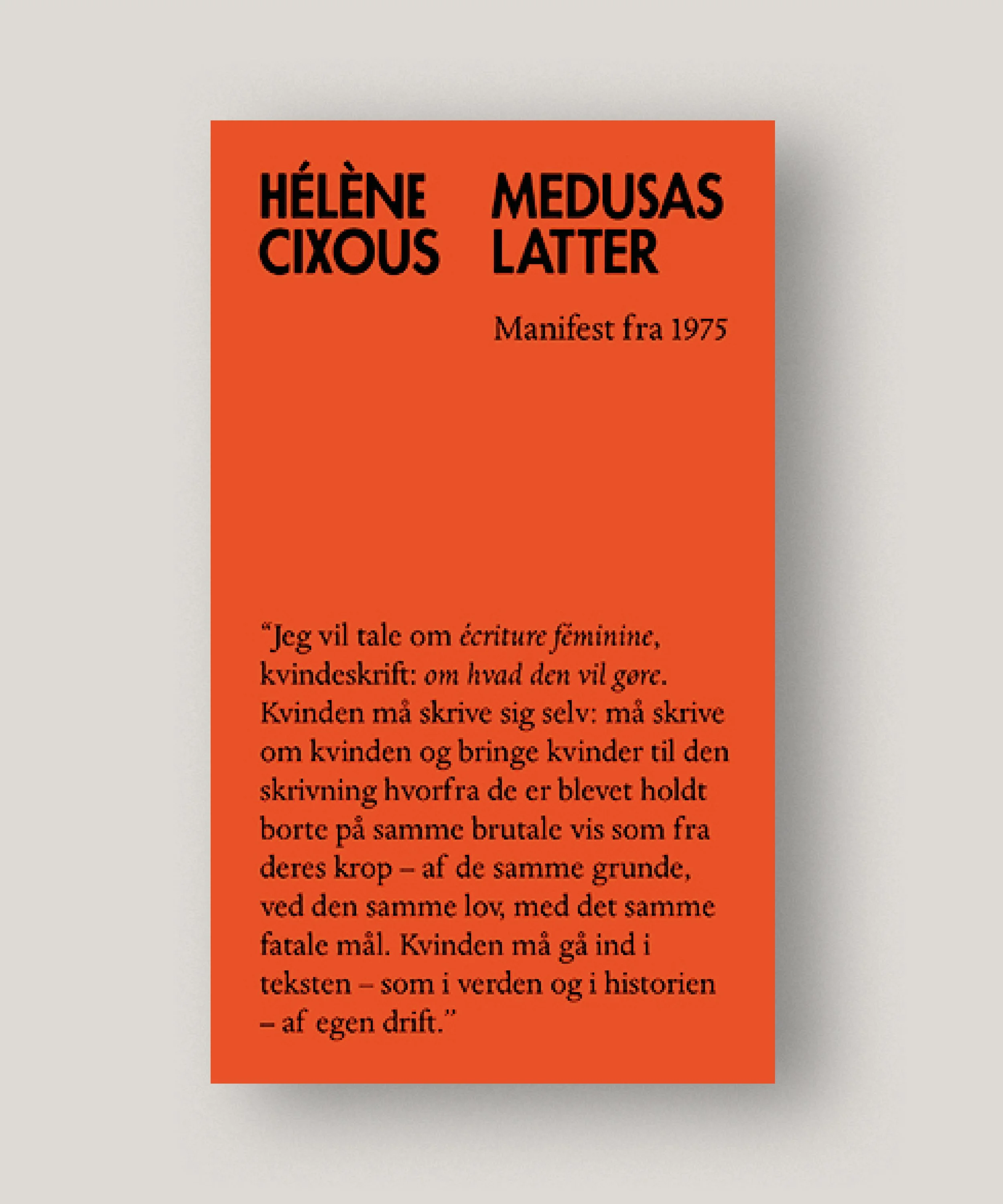 Medusas latter – Hélène Cixous