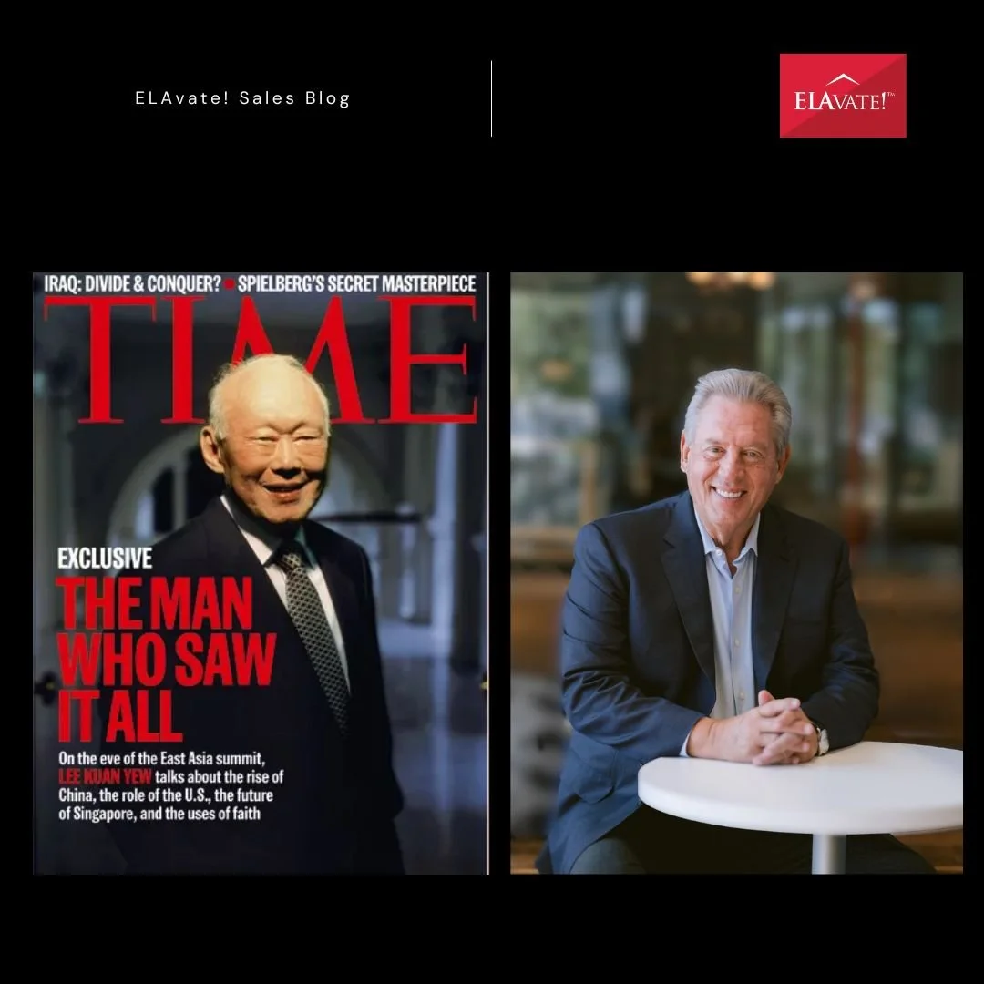 Lee Kuan Yew was the Super Salesman of Singapore. He Modelled Maxwell’s Principles of Success.
