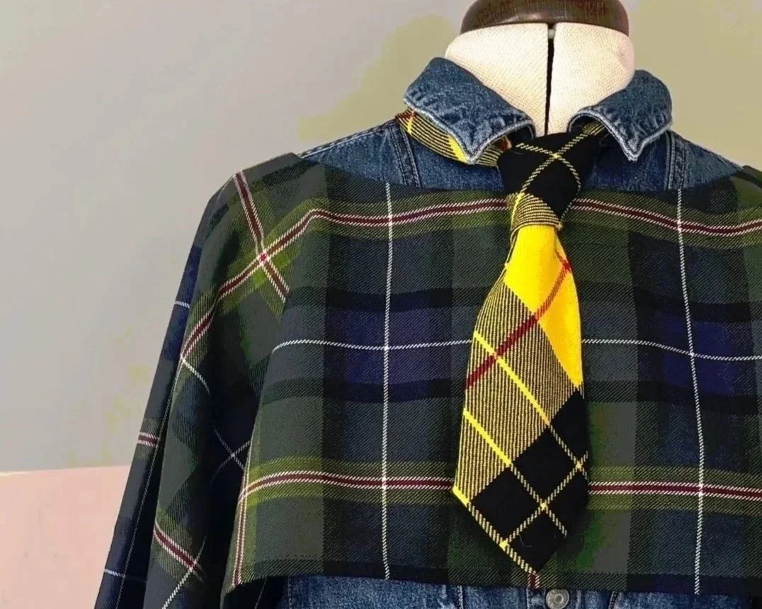 Jones tartan Top with yellow McLeod of Lewis
