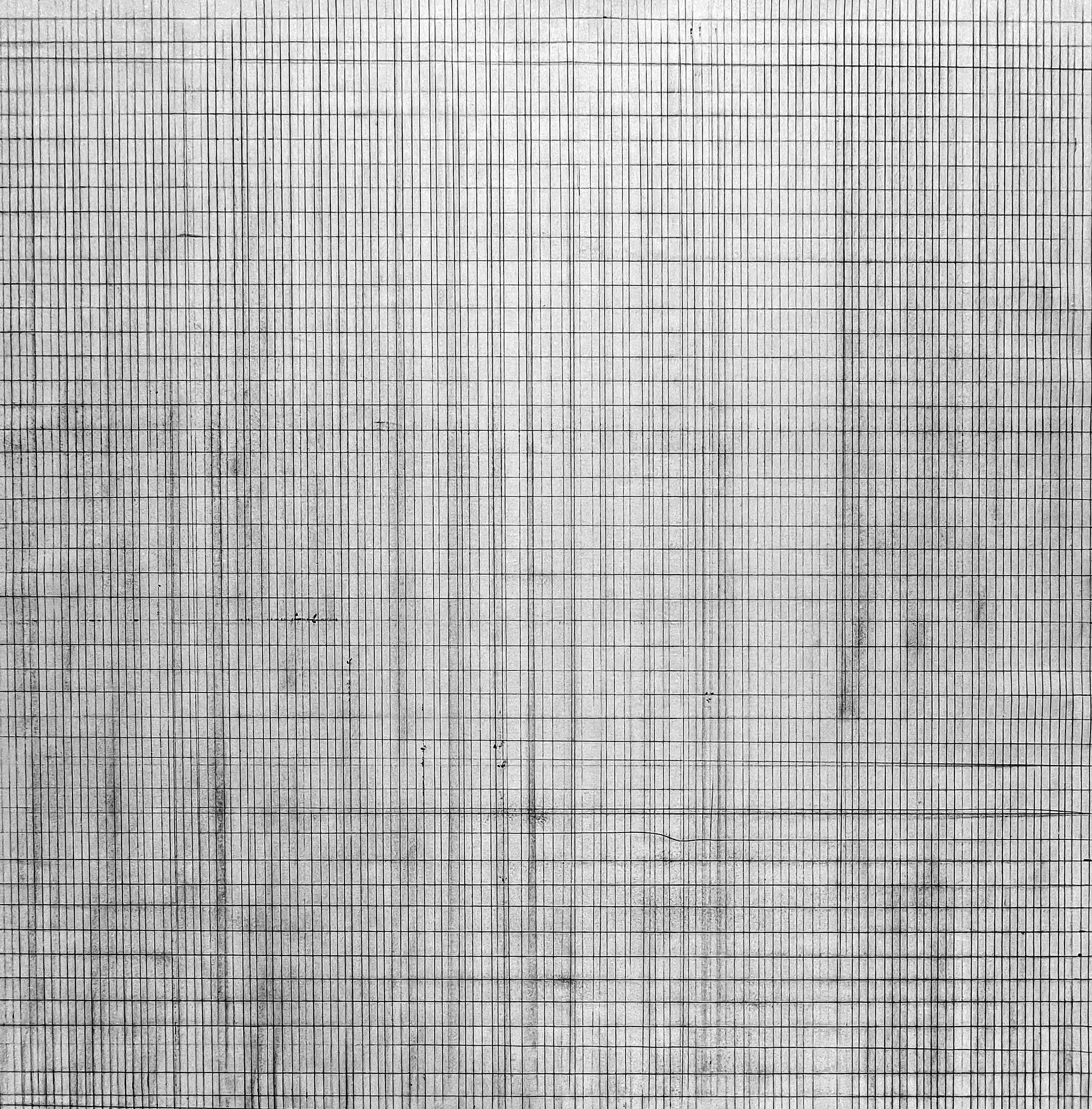 TENSION LINES 2. Size: 150 W x 150 H x 0.1 D cm/ 59 W x 59 H x 0.1 D. Inches.  Tajima Ink on Linen. 2022.