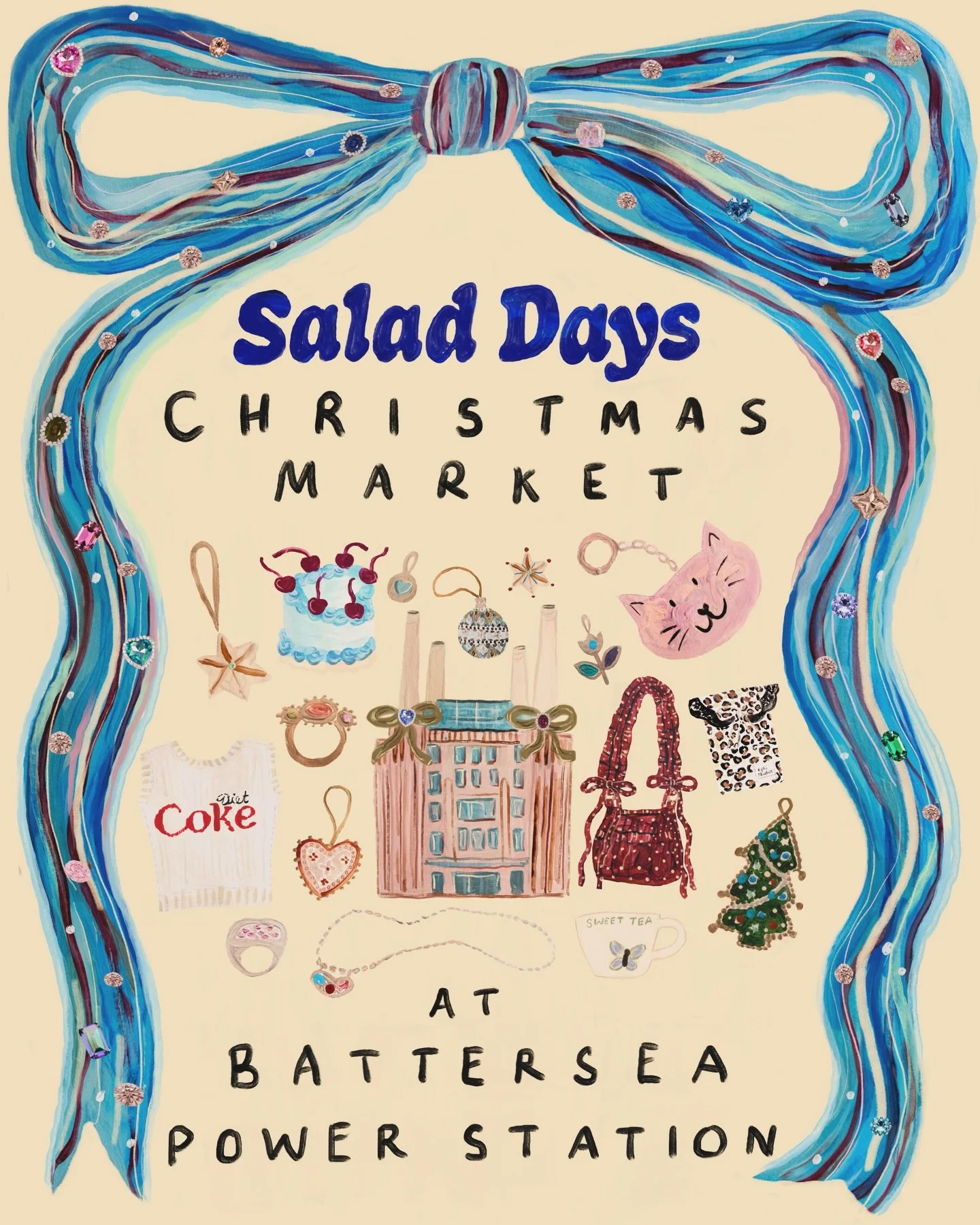 Cannot wait to be here with @saladdaysmarketlondon on Saturday! I will have allll my treasure trove of jewels with me, lots of one off pieces too ✨

All the new things like Moonglade pieces, new gemmy rings and Christmas decs will be out in full forc