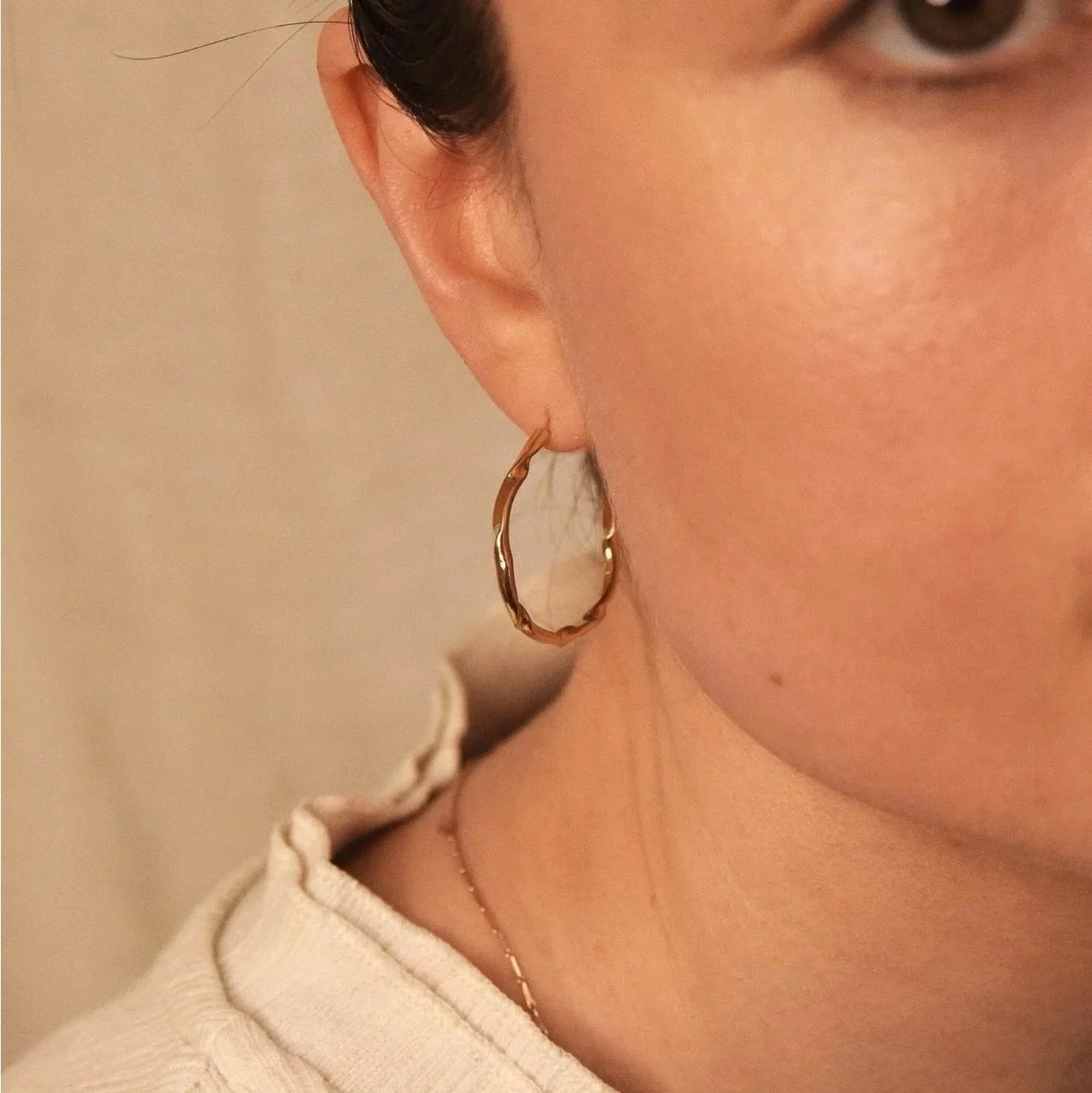 There has been a huge amount of love in 2026 for the small crumpled hoops, available in both silver and gold vermeil on the website ✨

Is it because they are just a fab size?! I feel like you can&rsquo;t go wrong with a pair of these, perfect for day